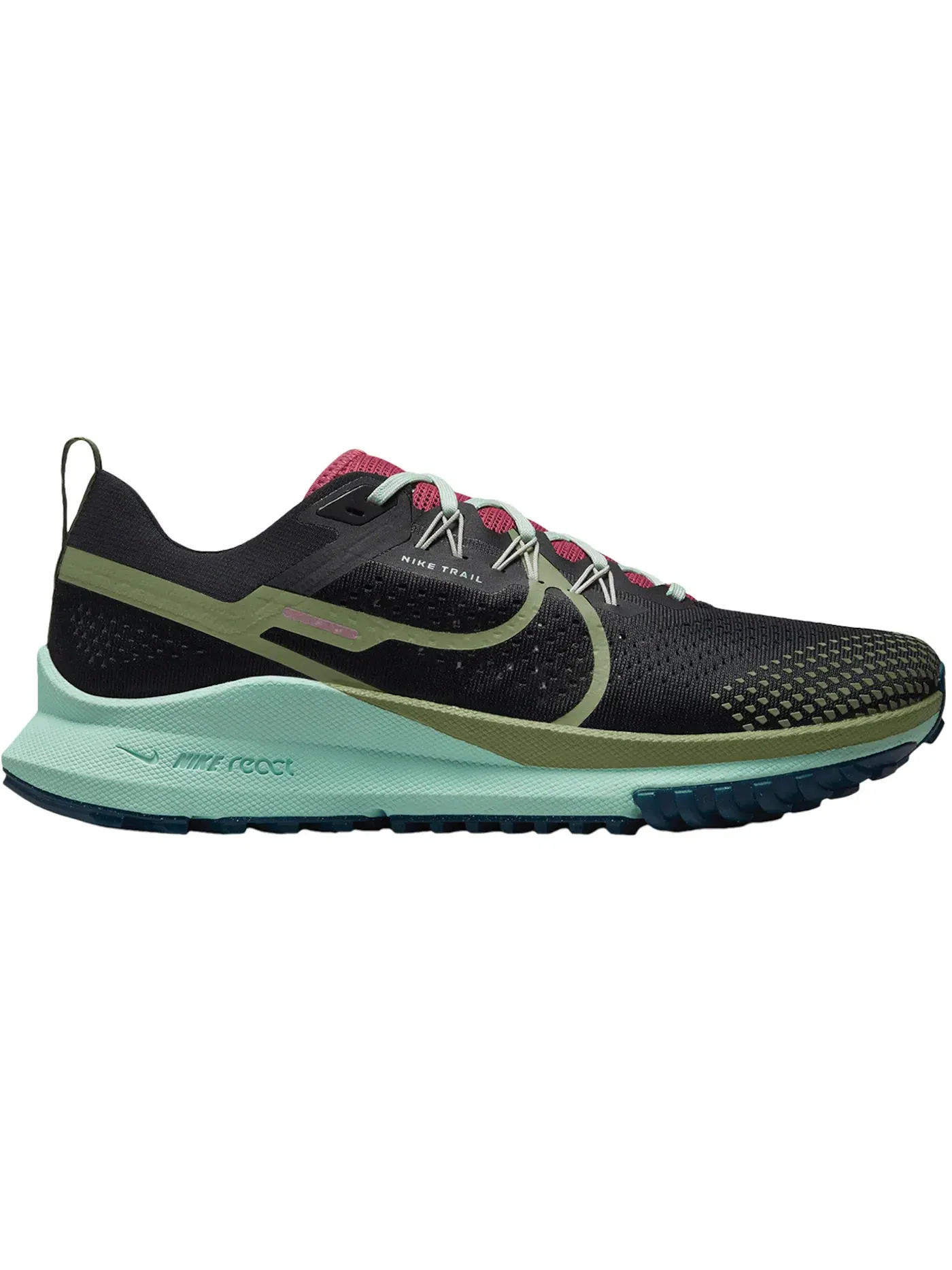 Мужские кроссовки для бега по бездорожью Nike React Pegasus Trail 4 — изображение 1 из 2, черный