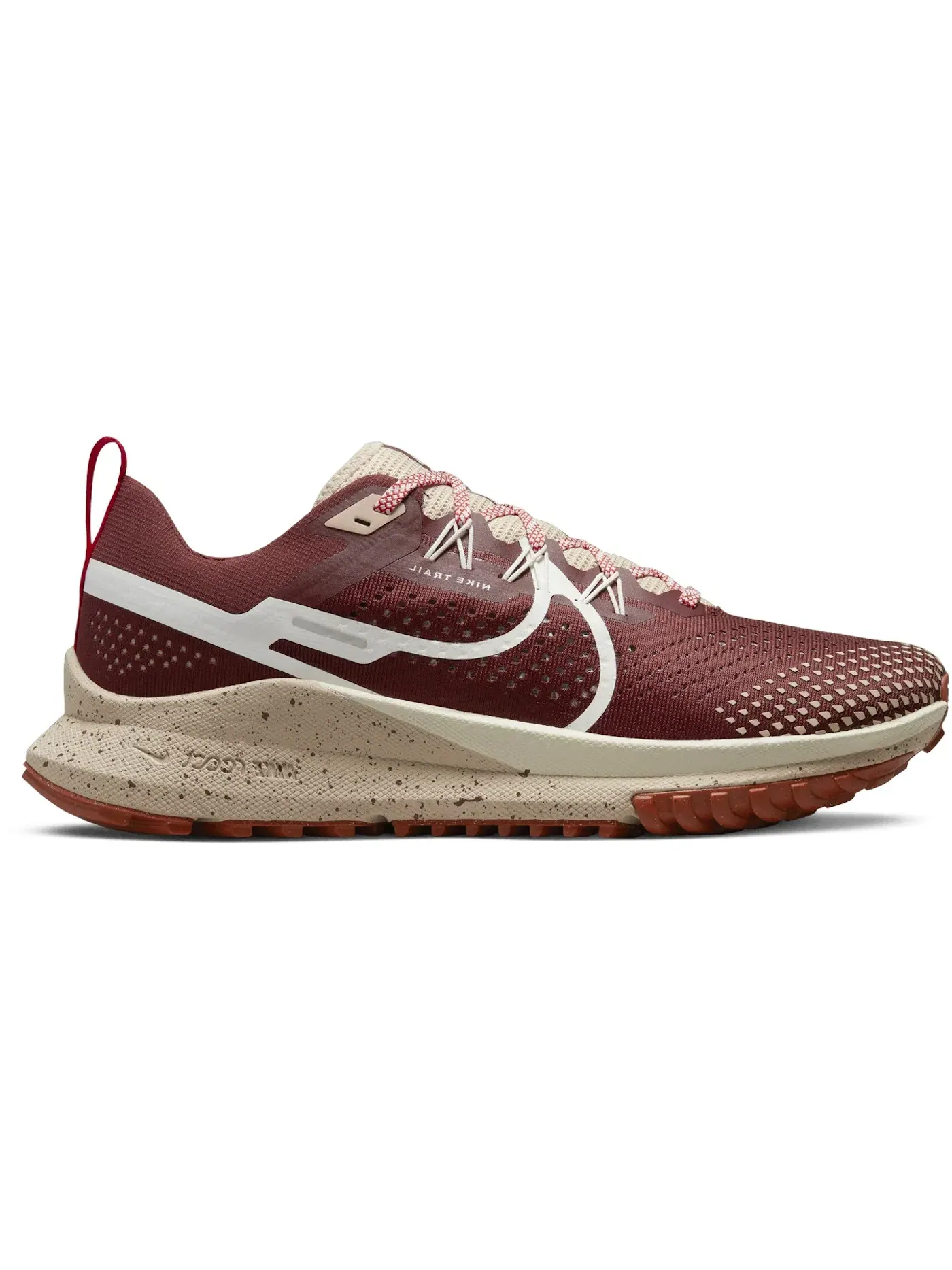 Мужские кроссовки для бега с технологией React Nike React Pegasus Trail 4 Nike — изображение 1 из 1, темный/красный