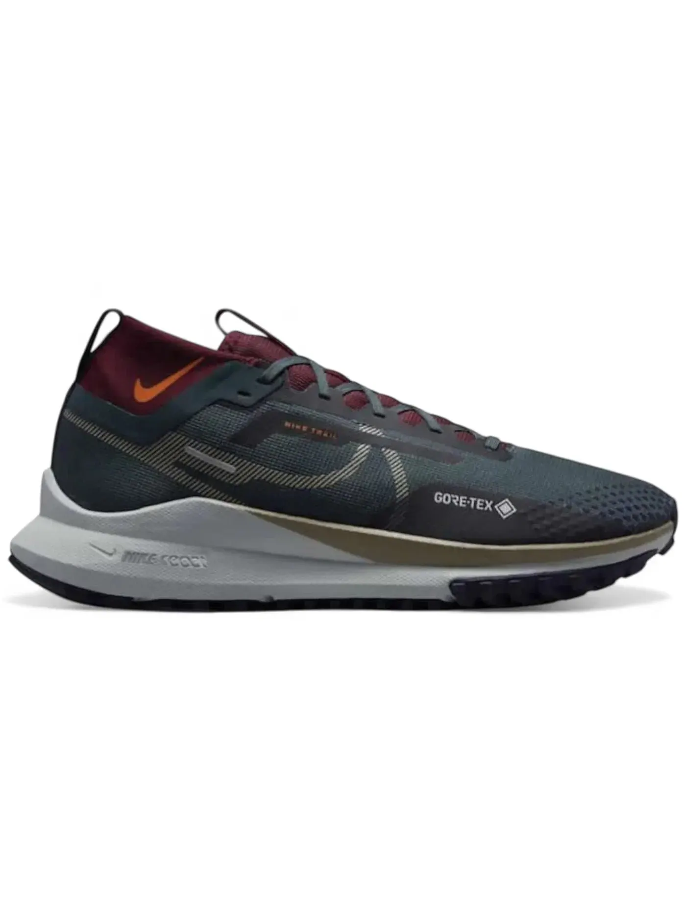 Мужские кроссовки для бега по бездорожью Nike React Pegasus Trail 4 Gore-Tex — изображение 1 из 1, глубокий хаки