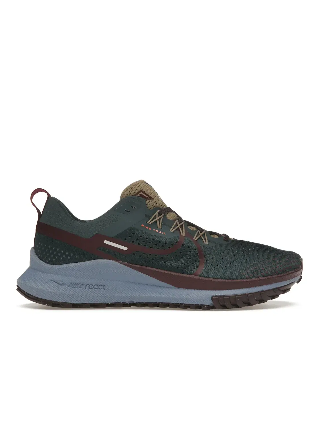 Мужские кроссовки для бега по бездорожью Nike React Pegasus Trail 4 — изображение 1 из 4, глубокий/хаки