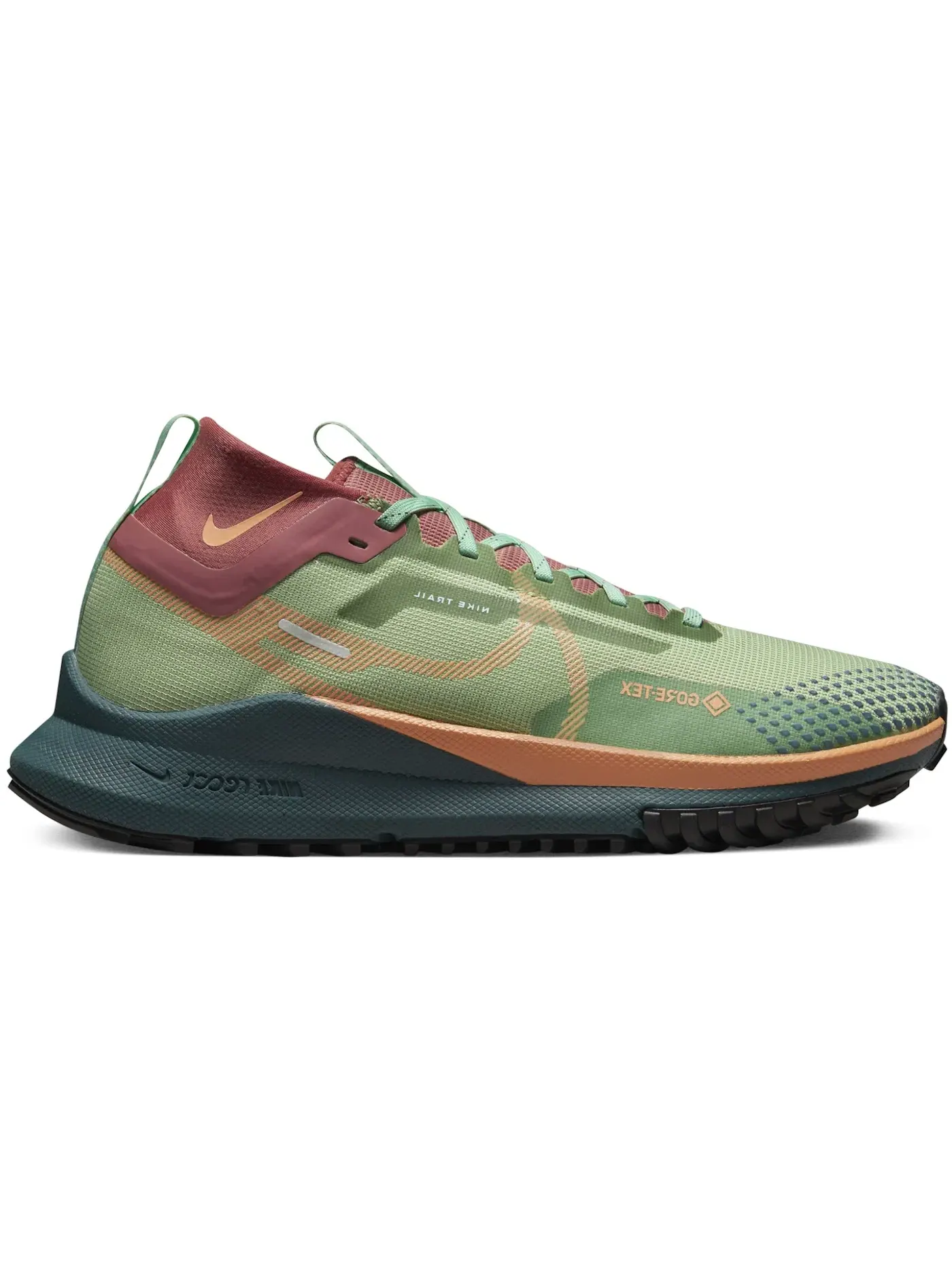 Женские кроссовки для бега с мембраной Gore-Tex Nike React Pegasus Trail 4 Gore-Tex — изображение 1 из 1, оранжевый