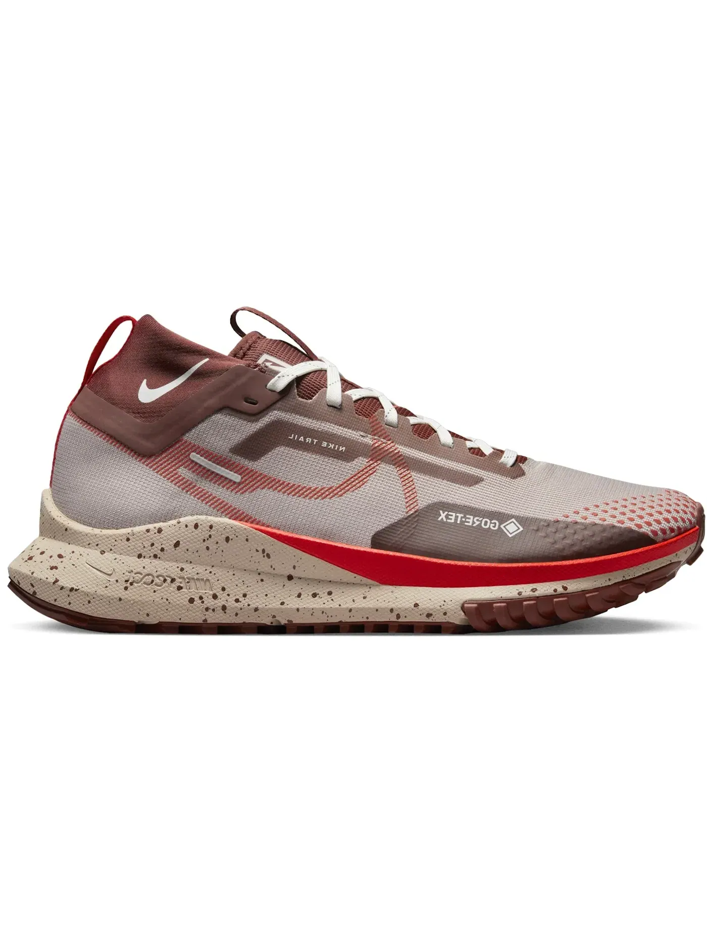 Мужские кроссовки для бега с мембраной Gore-Tex Nike React Pegasus Trail 4 Gore-Tex — изображение 1 из 1, темный//красный