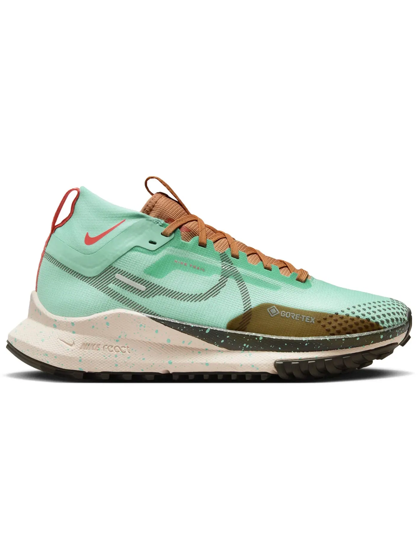 Женские кроссовки для трейла с мембраной Gore-Tex Nike React Pegasus Trail 4 Gore-Tex — изображение 1 из 1, коричневый