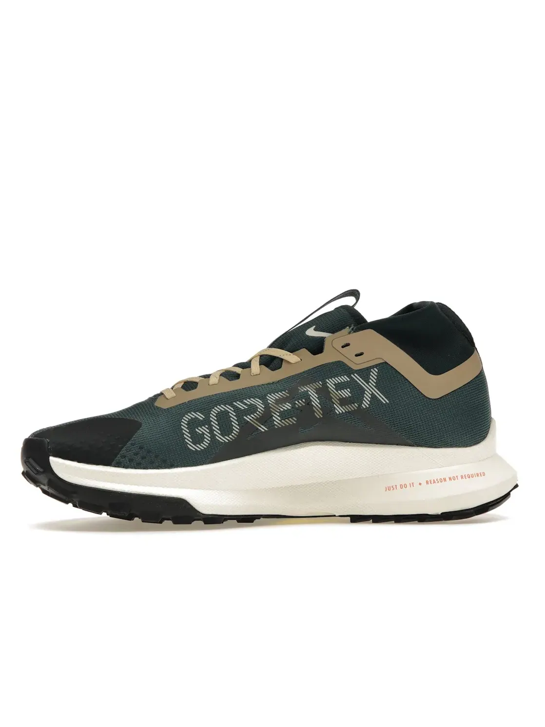 Мужские кроссовки для бега по бездорожью Nike React Pegasus Trail 4 Gore-Tex — изображение 3 из 4, зеленый/зеленый//красный