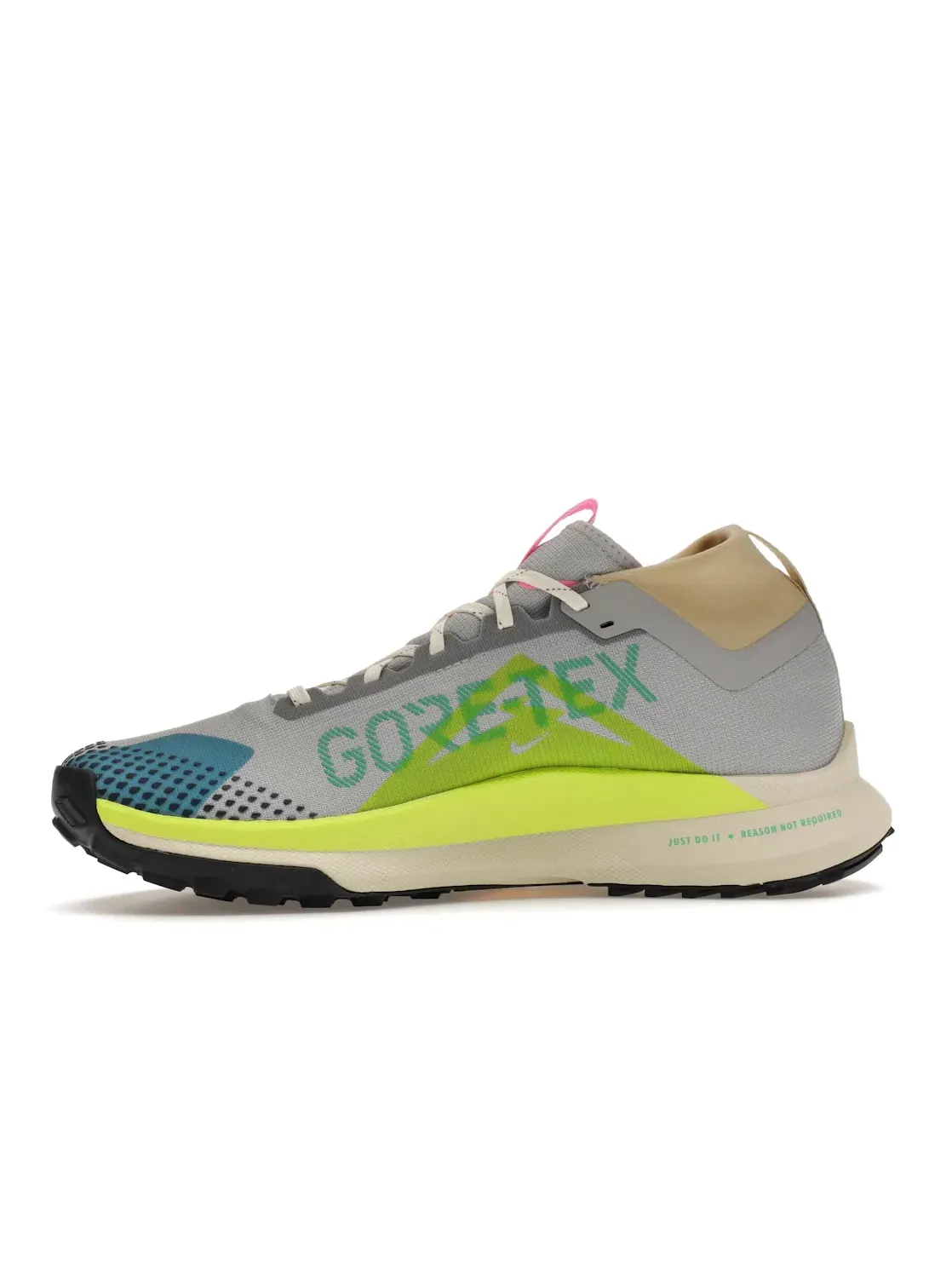 Мужские кроссовки для бега по бездорожью Nike React Pegasus Trail 4 Gore-Tex Nike — изображение 3 из 4, серый