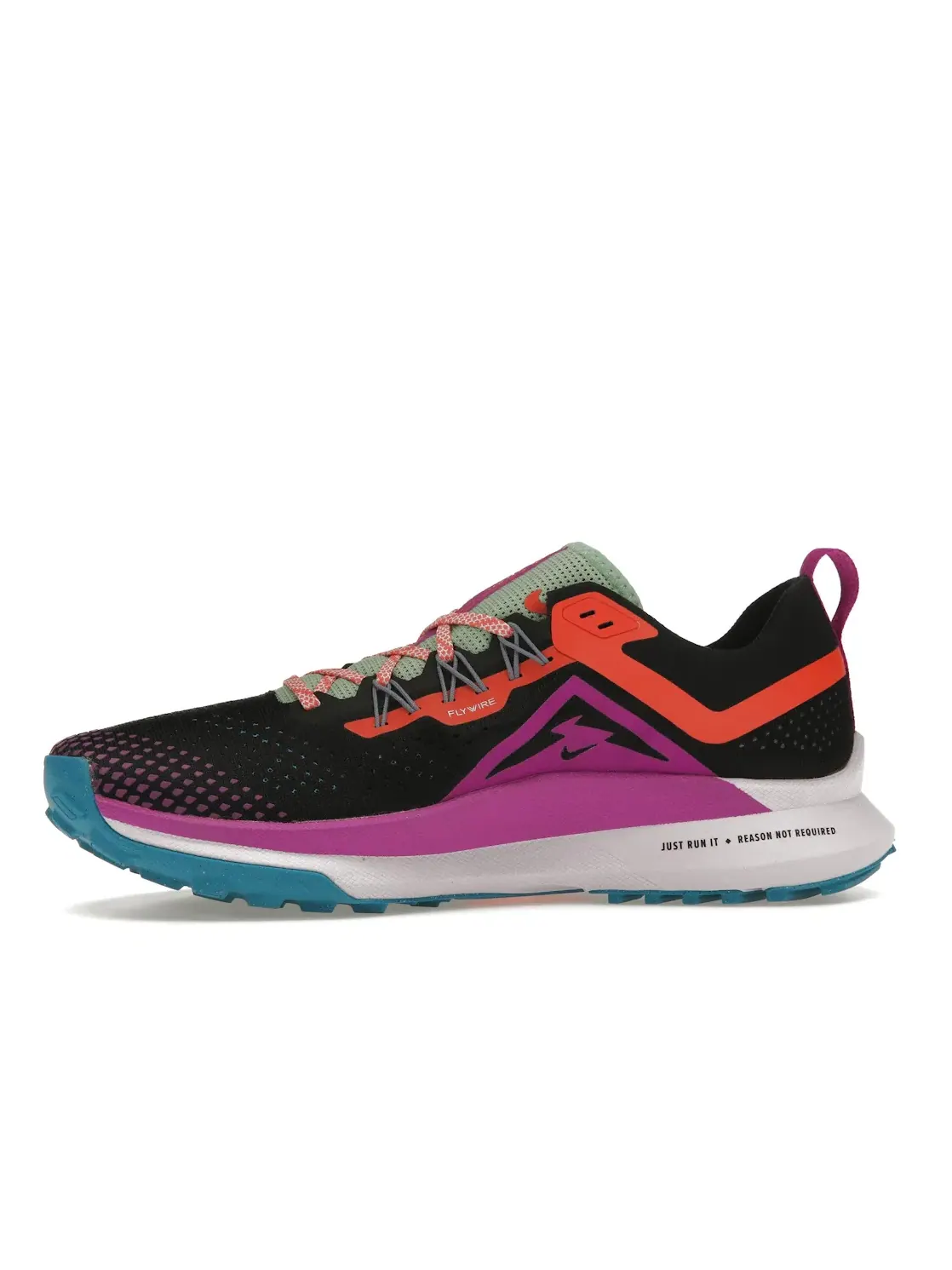 Мужские кроссовки для трейла Nike React Pegasus Trail 4 — изображение 3 из 4, черный//фиолетовый