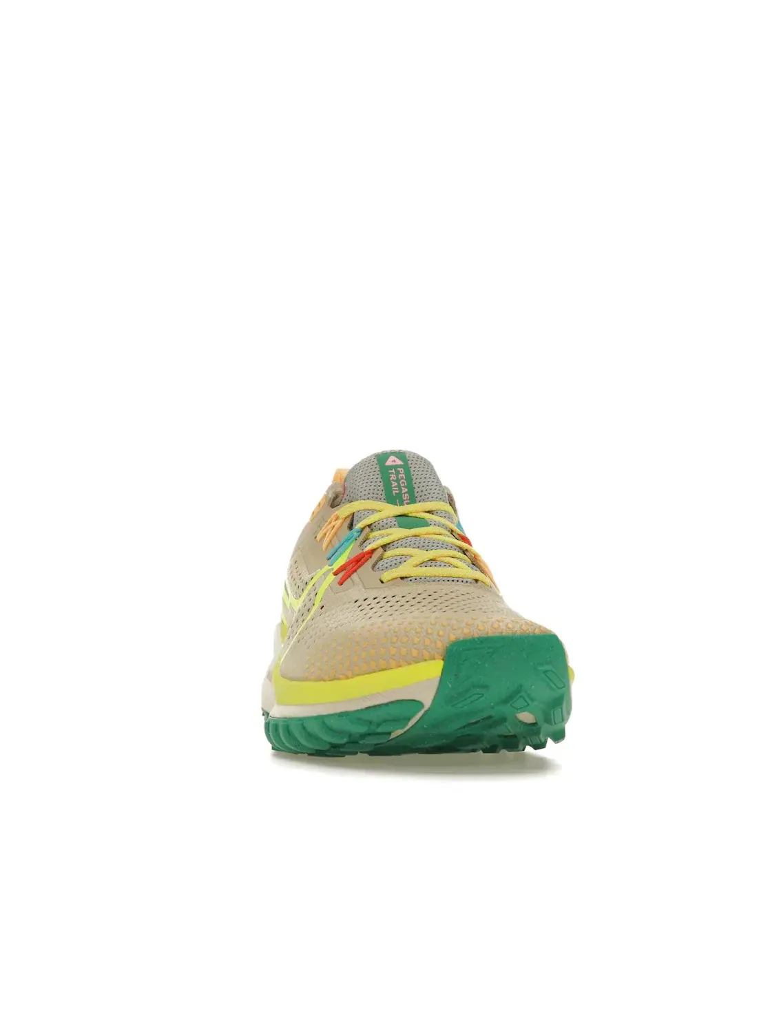 Мужские кроссовки для бега Nike React Pegasus Trail 4 — изображение 2 из 4, золотистый синий зеленый