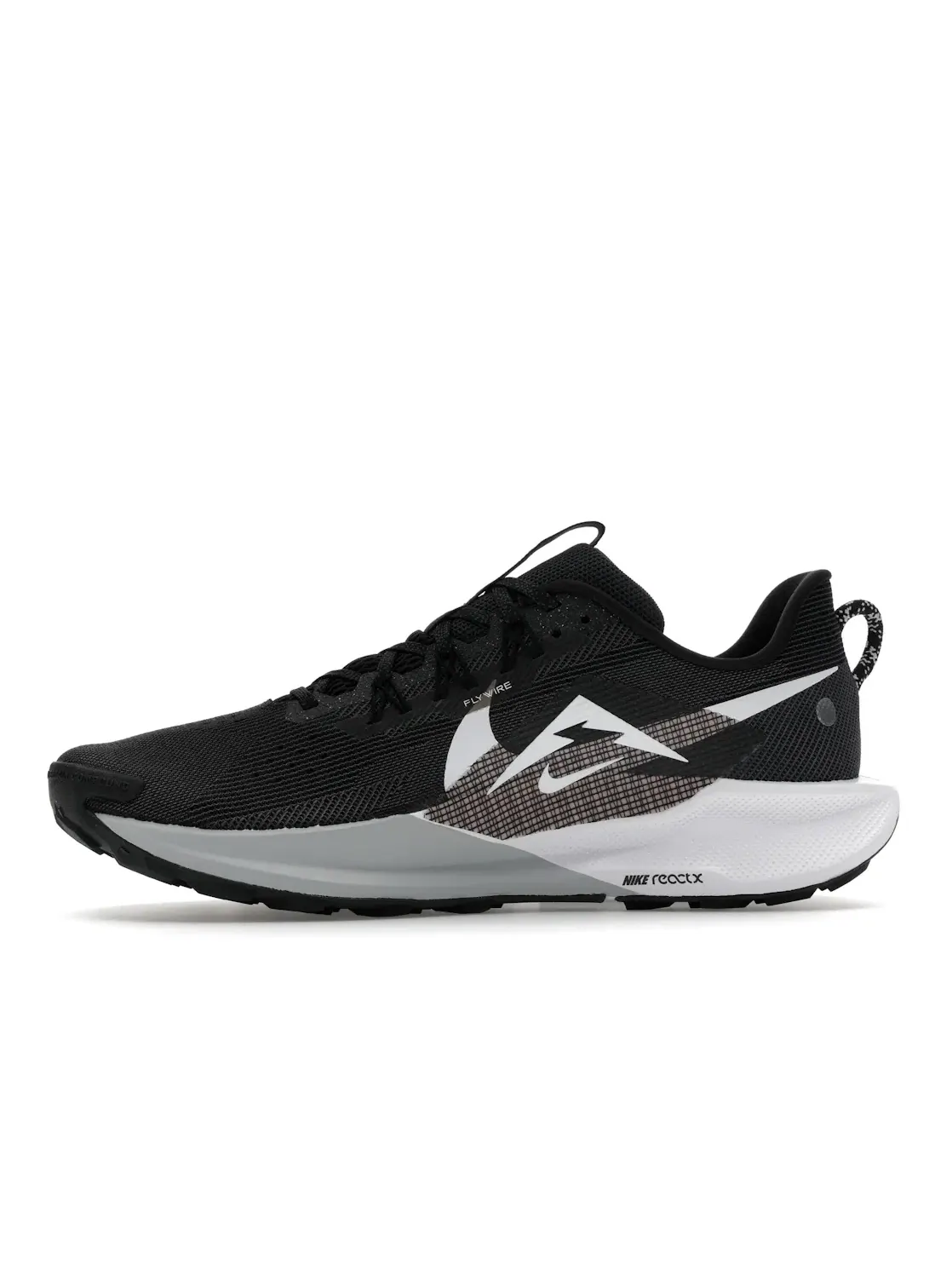 Мужские кроссовки для бега Nike React Pegasus Trail 5 — изображение 3 из 4, черный//серый/белый