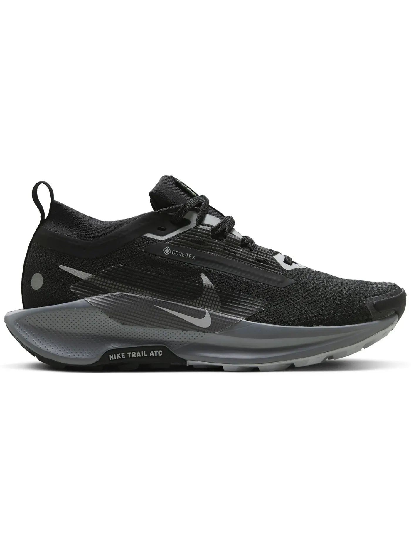Женские кроссовки для бега по бездорожью Nike React Pegasus Trail 5 Gore-Tex — изображение 1 из 1, черный/серый//серый