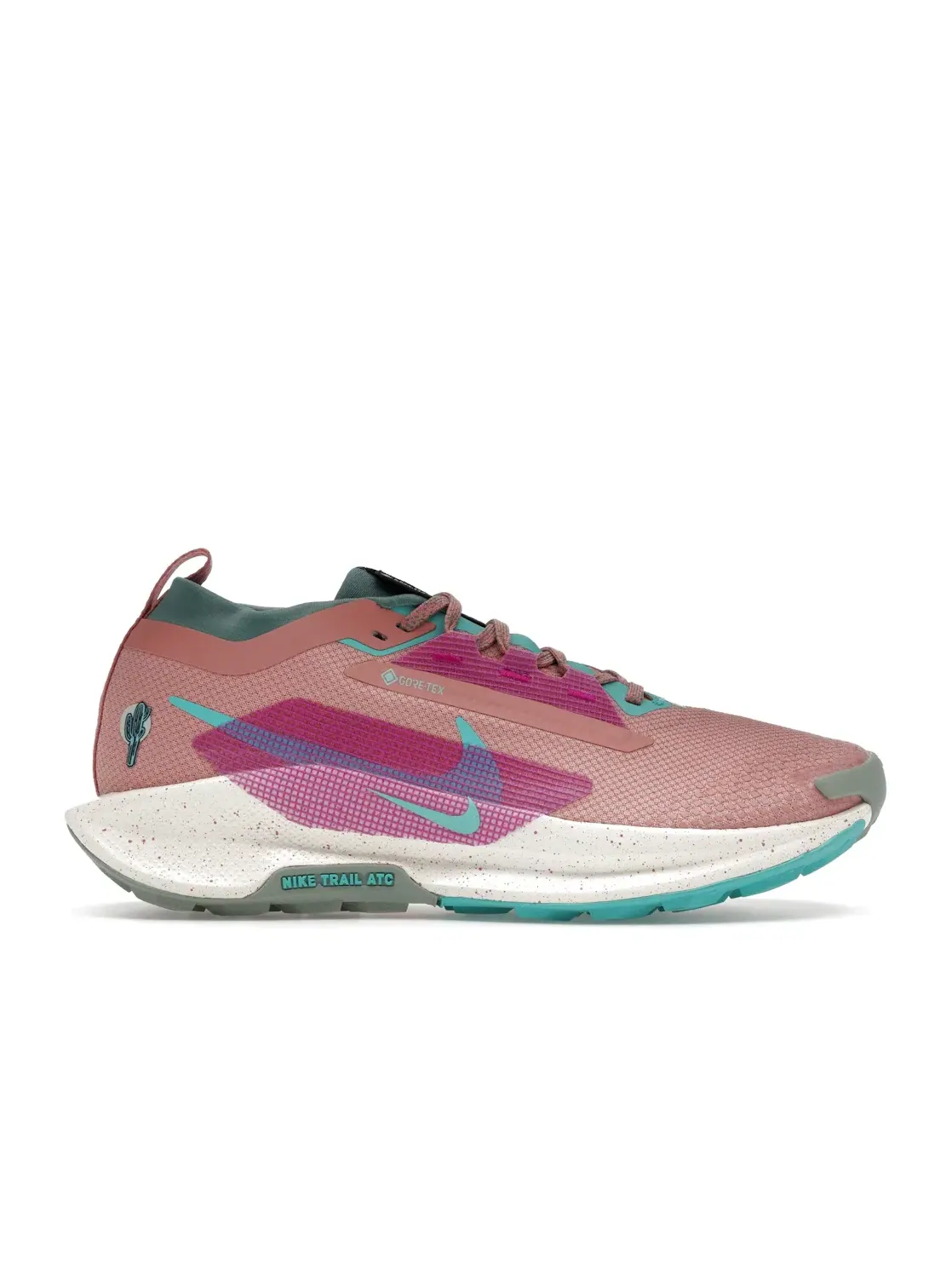 Женские кроссовки для бега с мембраной Gore-Tex Nike React Pegasus Trail 5 Gore-Tex — изображение 1 из 4, красный///зеленый