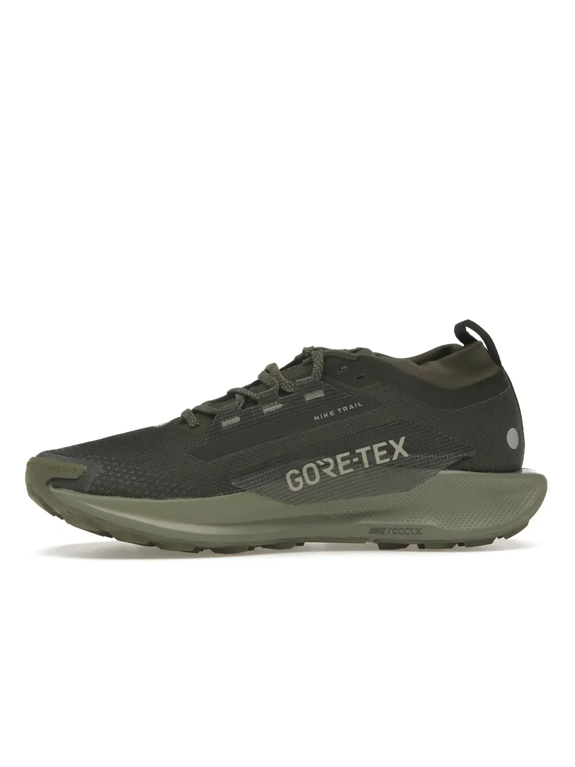Мужские кроссовки для бега с мембраной Gore-Tex Nike React Pegasus Trail 5 Gore-Tex — изображение 3 из 4, оливковый/хаки