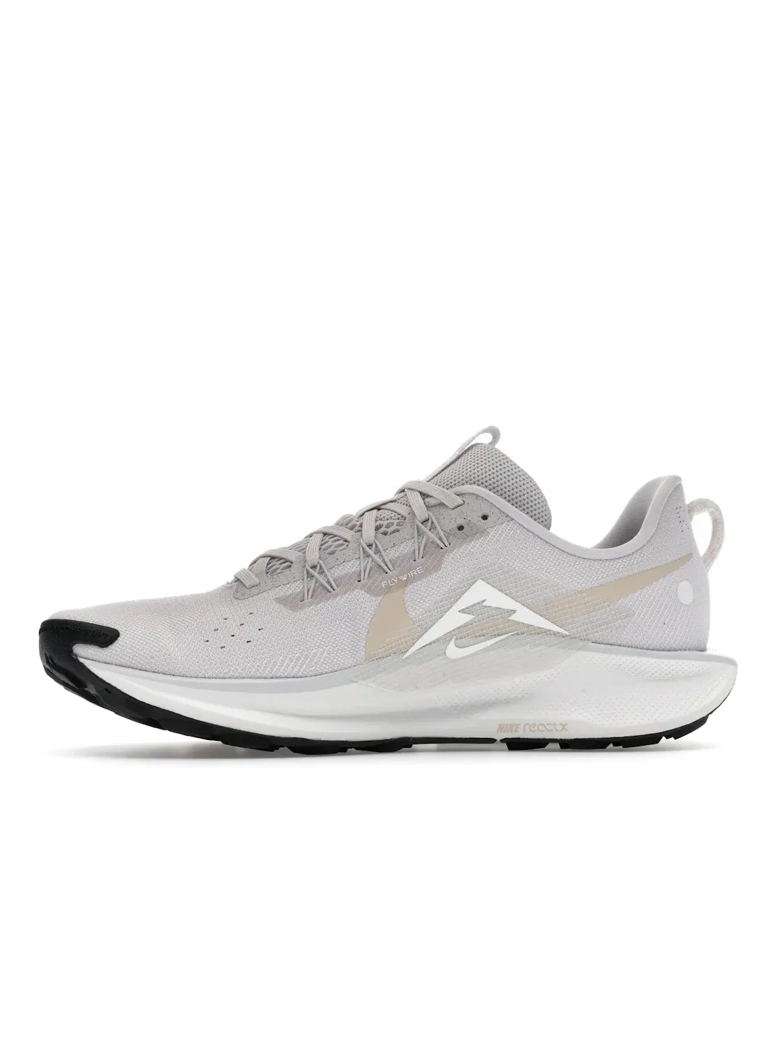 Мужские кроссовки для бега по бездорожью Nike React Pegasus Trail 5 — изображение 3 из 4, серый/белый/черный