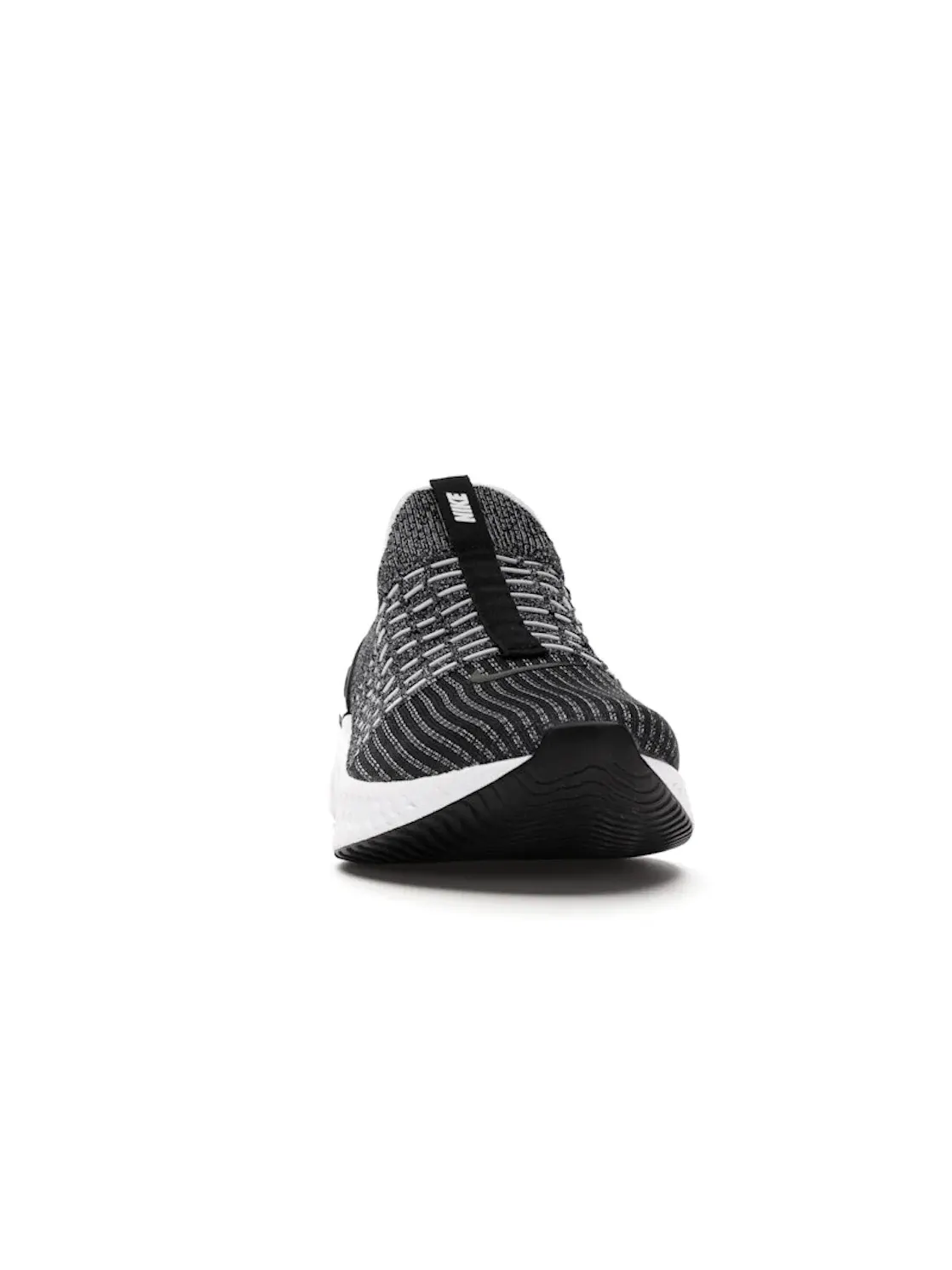 Мужские кроссовки для бега с технологией Flyknit Nike React Phantom Run Flyknit 2 Nike — изображение 2 из 4, черный/белый