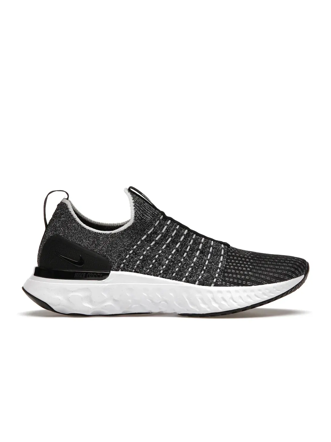 Женские кроссовки для бега Nike React Phantom Run Flyknit 2 — изображение 1 из 4, черный/белый