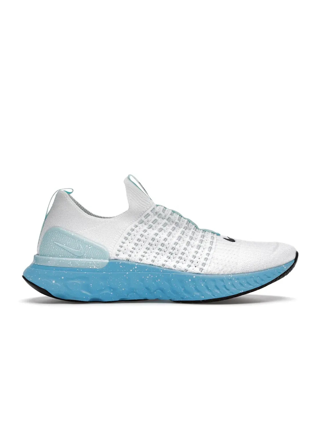 Мужские кроссовки с технологией Flyknit Nike React Phantom Run Flyknit 2 Nike — изображение 1 из 4, белый/синий//черный