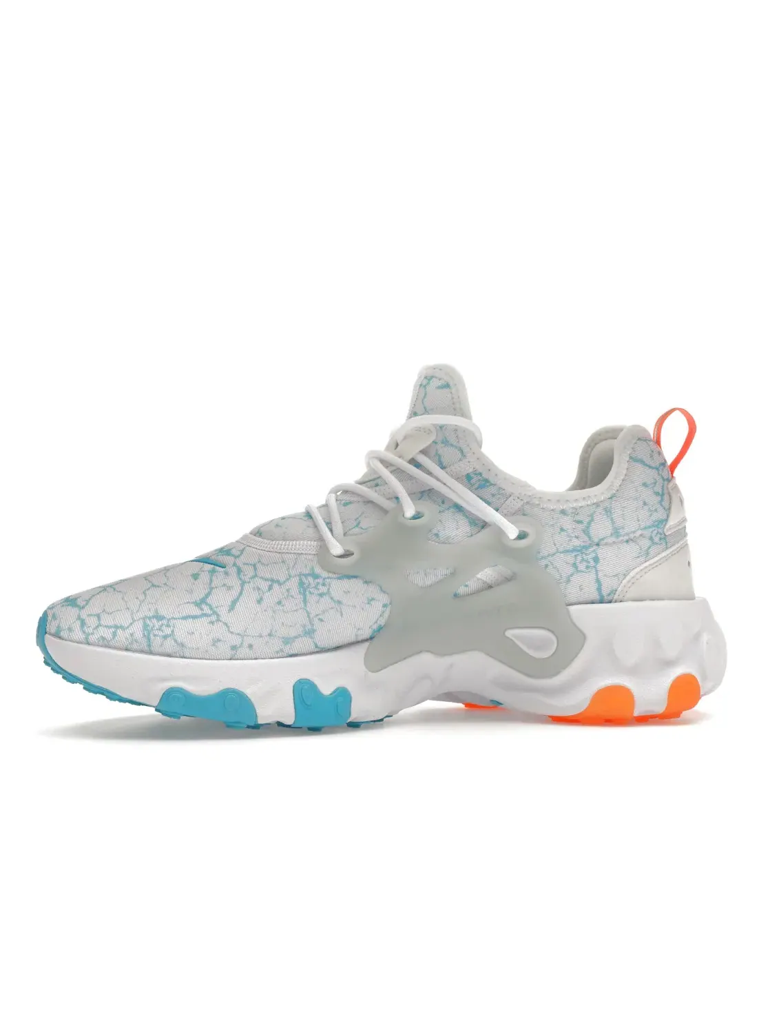 Мужские кроссовки Lifestyle с принтом Nike React Presto Nike — изображение 3 из 4, белый/-оранжевый-синий