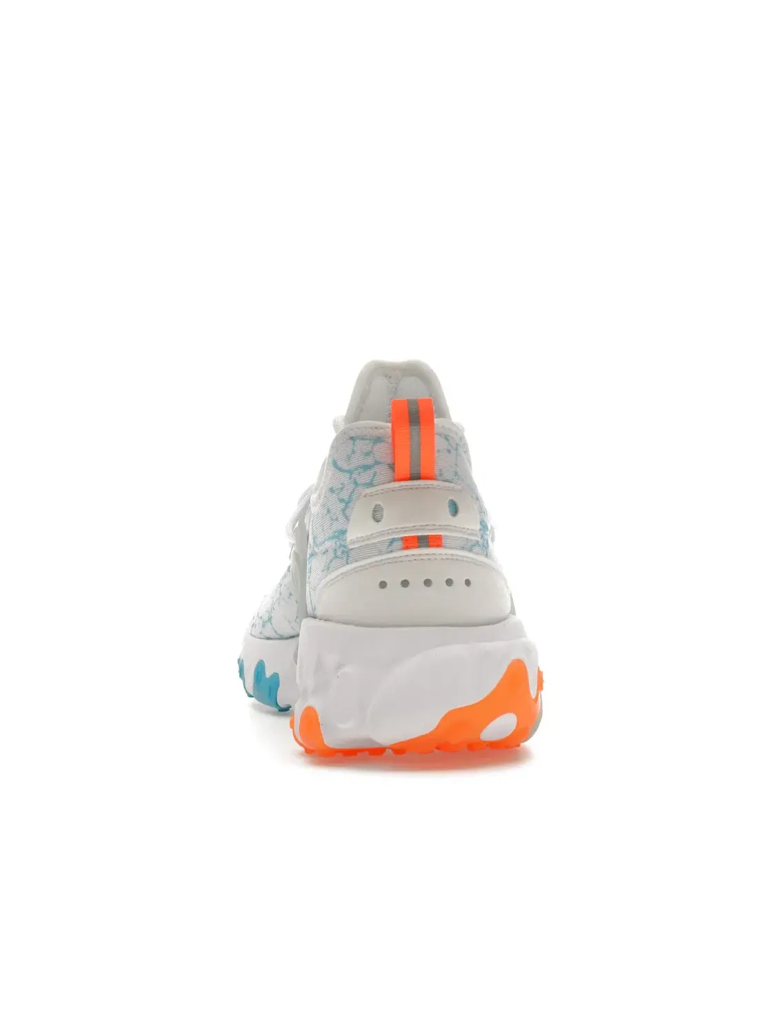 Мужские кроссовки Lifestyle с принтом Nike React Presto Nike — изображение 4 из 4, белый/-оранжевый-синий