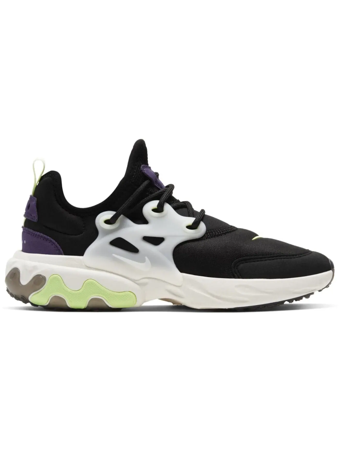 Детские кроссовки Lifestyle Nike React Presto Nike — изображение 1 из 1, черный/фиолетовый