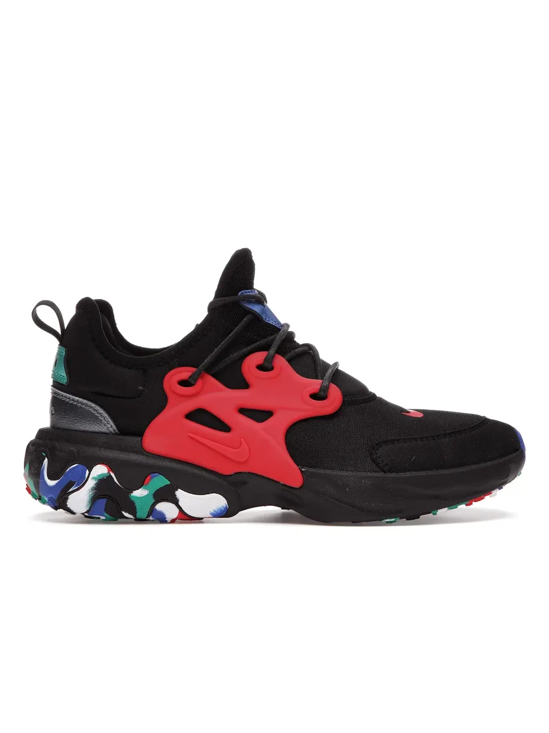 Детские кроссовки Lifestyle Nike React Presto Nike — изображение 1 из 4, черный/красный-мульти