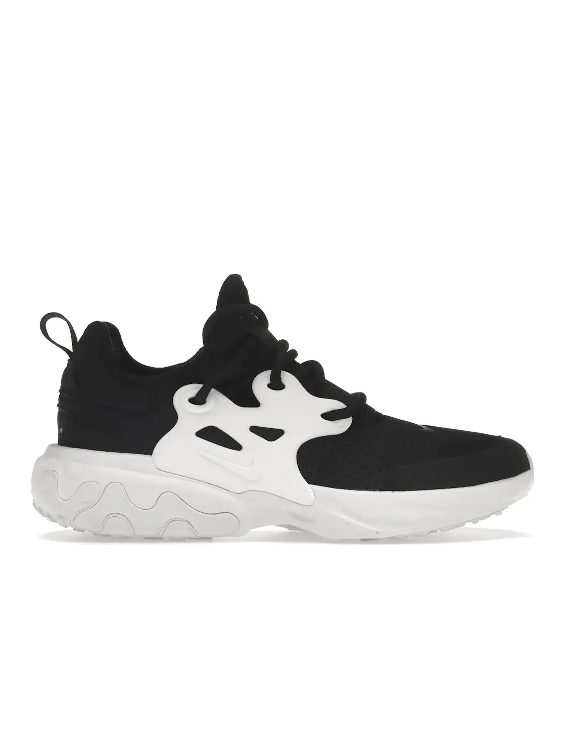 Детские кроссовки Lifestyle Nike React Presto Nike — изображение 1 из 4, черный/черный-белый