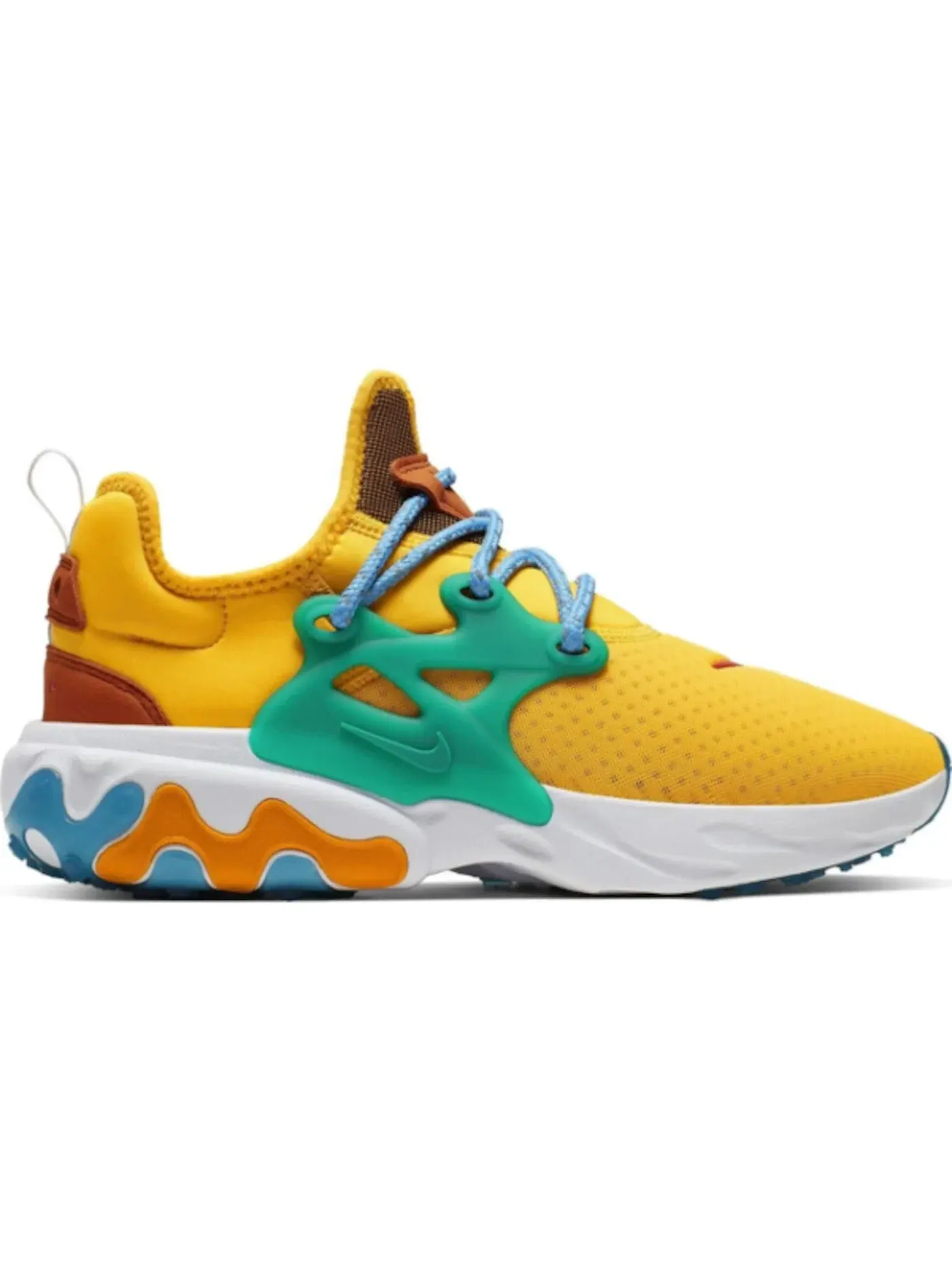 Женские кроссовки с амортизацией Nike React Presto Nike — изображение 1 из 1, золотистый//зеленый