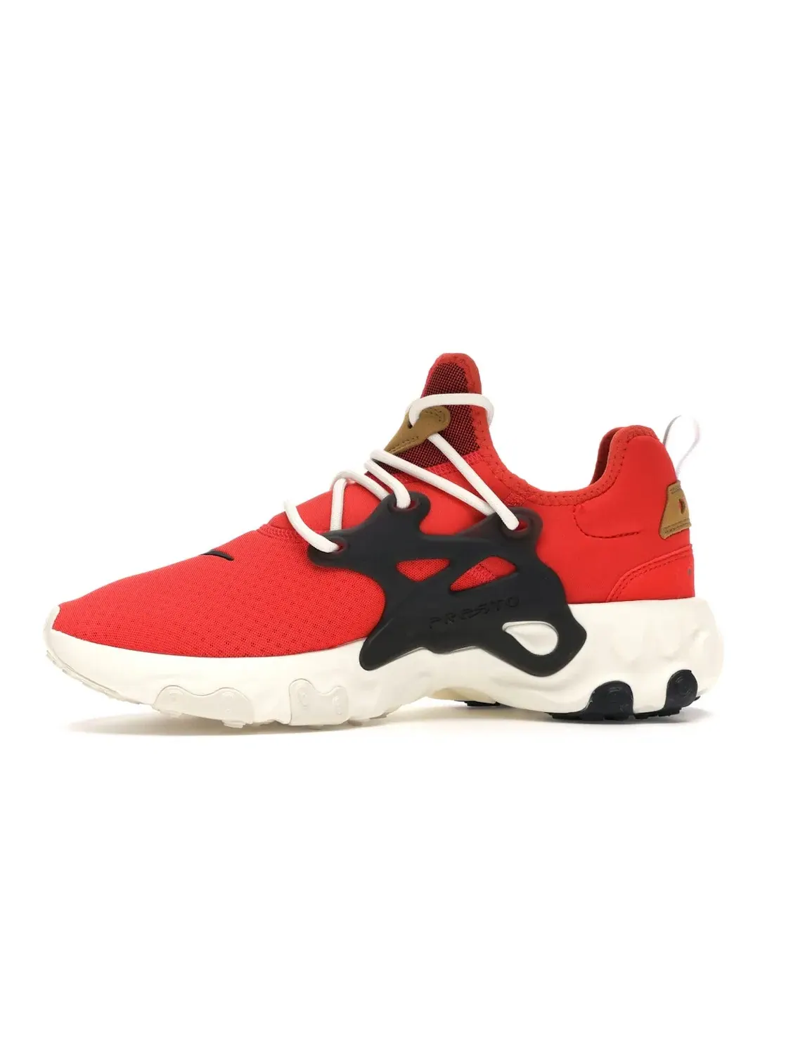 Мужские кроссовки lifestyle с верхом из сетки Nike React Presto — изображение 3 из 4, красный/черный