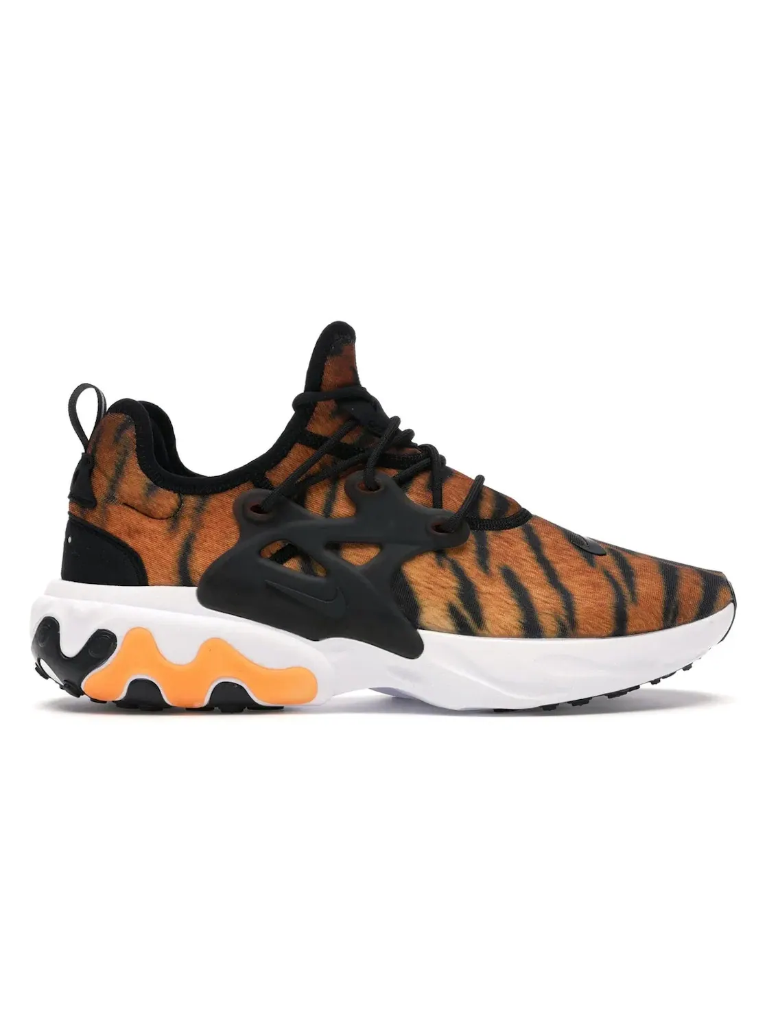Мужские кроссовки Lifestyle с тигровым принтом Nike React Presto — изображение 1 из 4, оранжевый/белый-черный