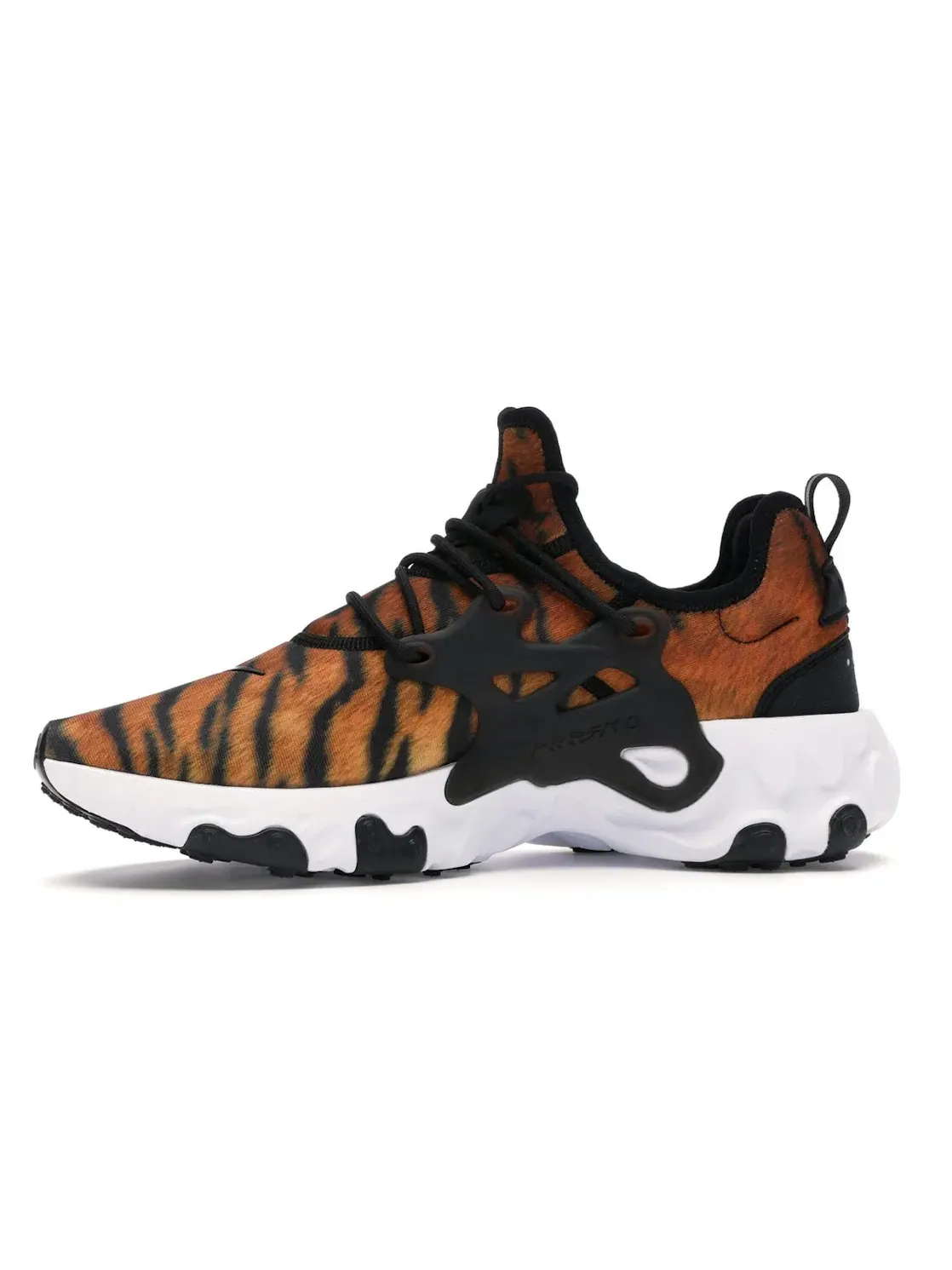 Мужские кроссовки Lifestyle с тигровым принтом Nike React Presto — изображение 3 из 4, оранжевый/белый-черный