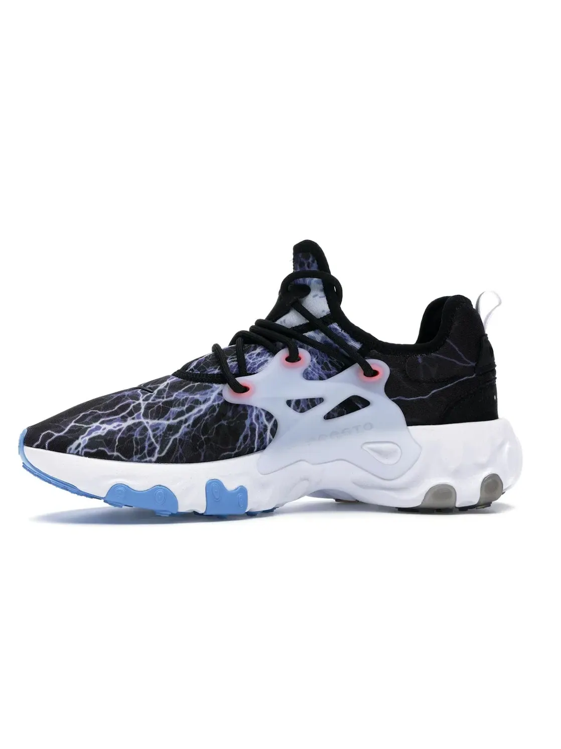 Мужские кроссовки с принтом Nike React Presto Nike — изображение 3 из 4, черный/белый-черный
