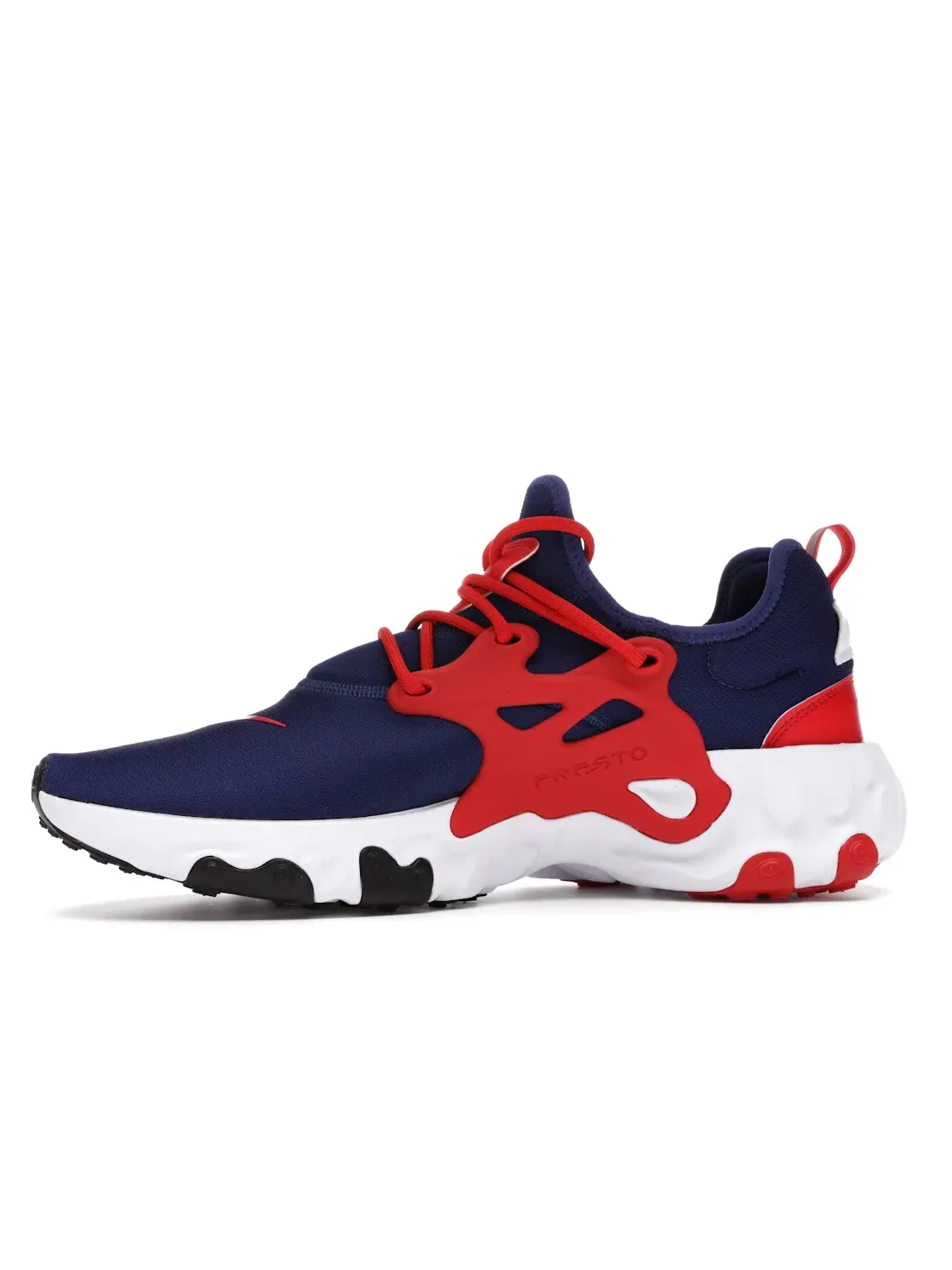 Мужские кроссовки Lifestyle Nike React Presto Nike — изображение 3 из 4, белый-красный