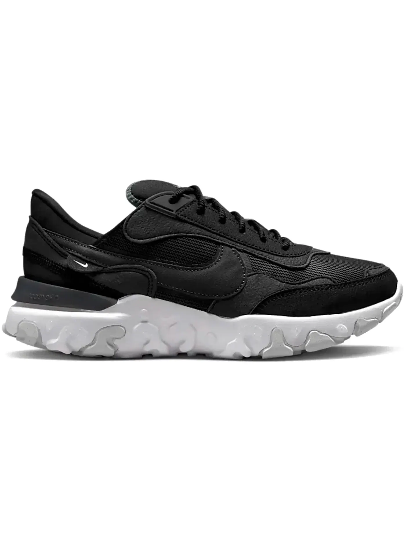 Женские кроссовки Lifestyle Nike React Revision — изображение 1 из 1, черный/белый/платиновый
