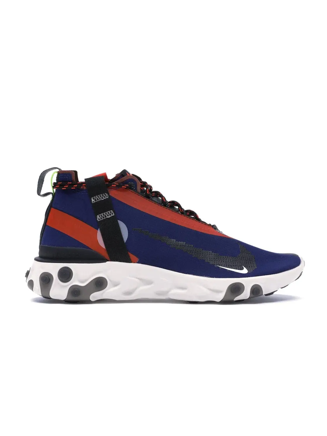 Мужские кроссовки с длинным шнурком Nike React Runner Mid WR — изображение 1 из 4, синий/черный-оранжевый
