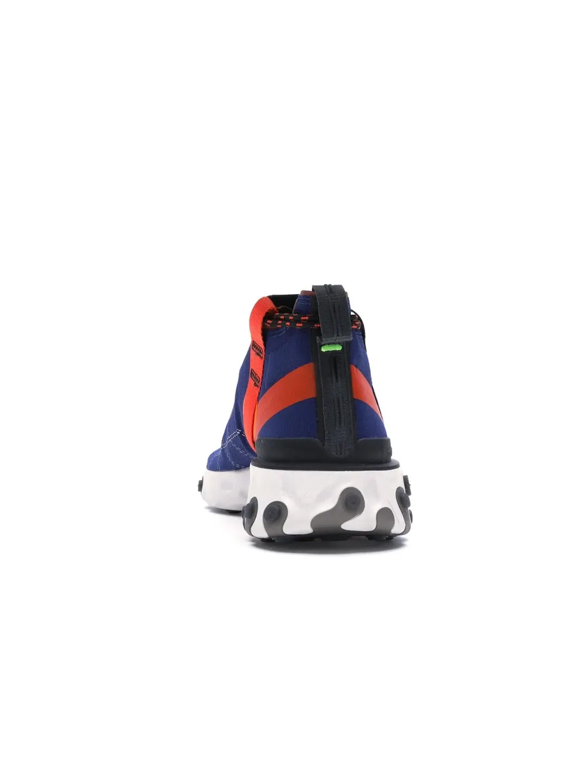 Мужские кроссовки с длинным шнурком Nike React Runner Mid WR — изображение 4 из 4, синий/черный-оранжевый