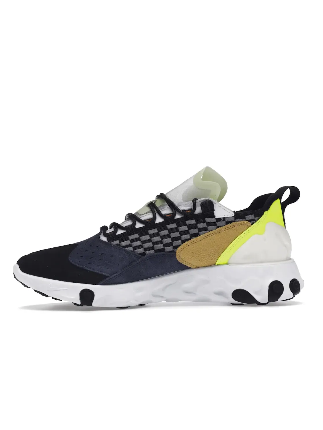 Мужские кроссовки Lifestyle Nike React Sertu Nike — изображение 3 из 4, черный/белый/белый