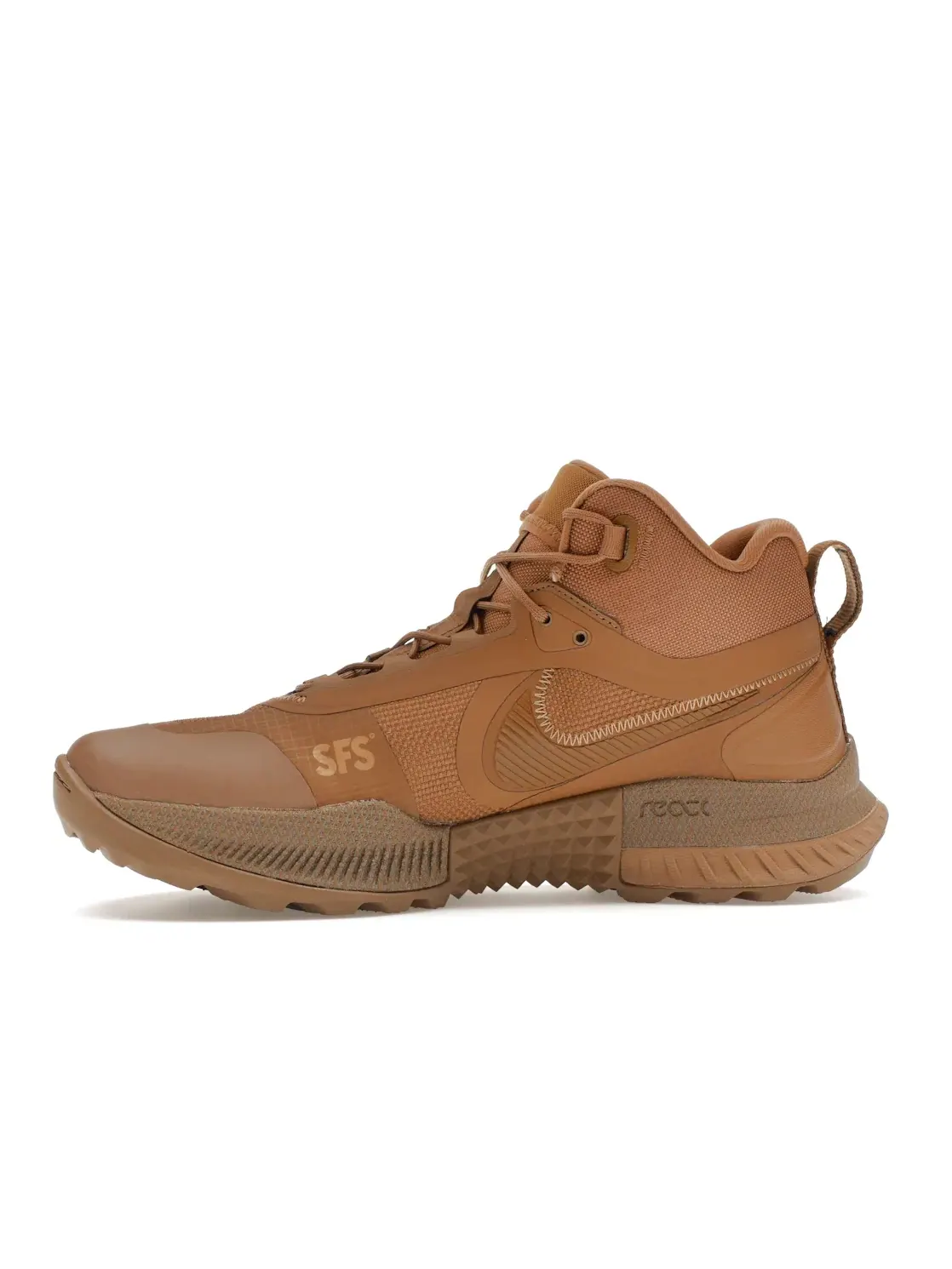 Мужские ботинки высокие с технологией React Nike Nike React SFB Carbon High, Coyote/Coyote-Coyote — изображение 3 из 4