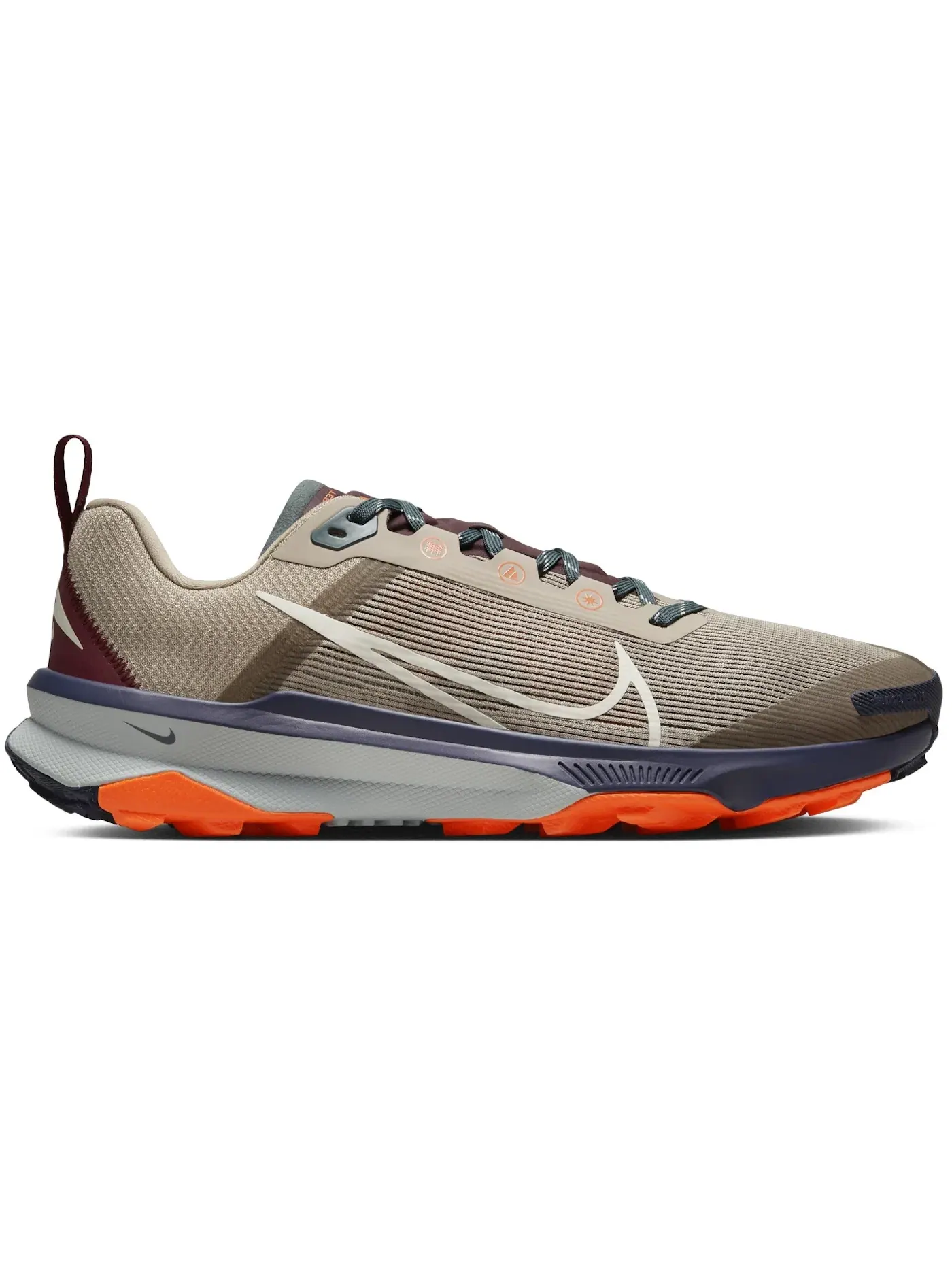 Мужские кроссовки для бега Nike React Terra Kiger 9 — изображение 1 из 1, хаки/глубокий/оранжевый