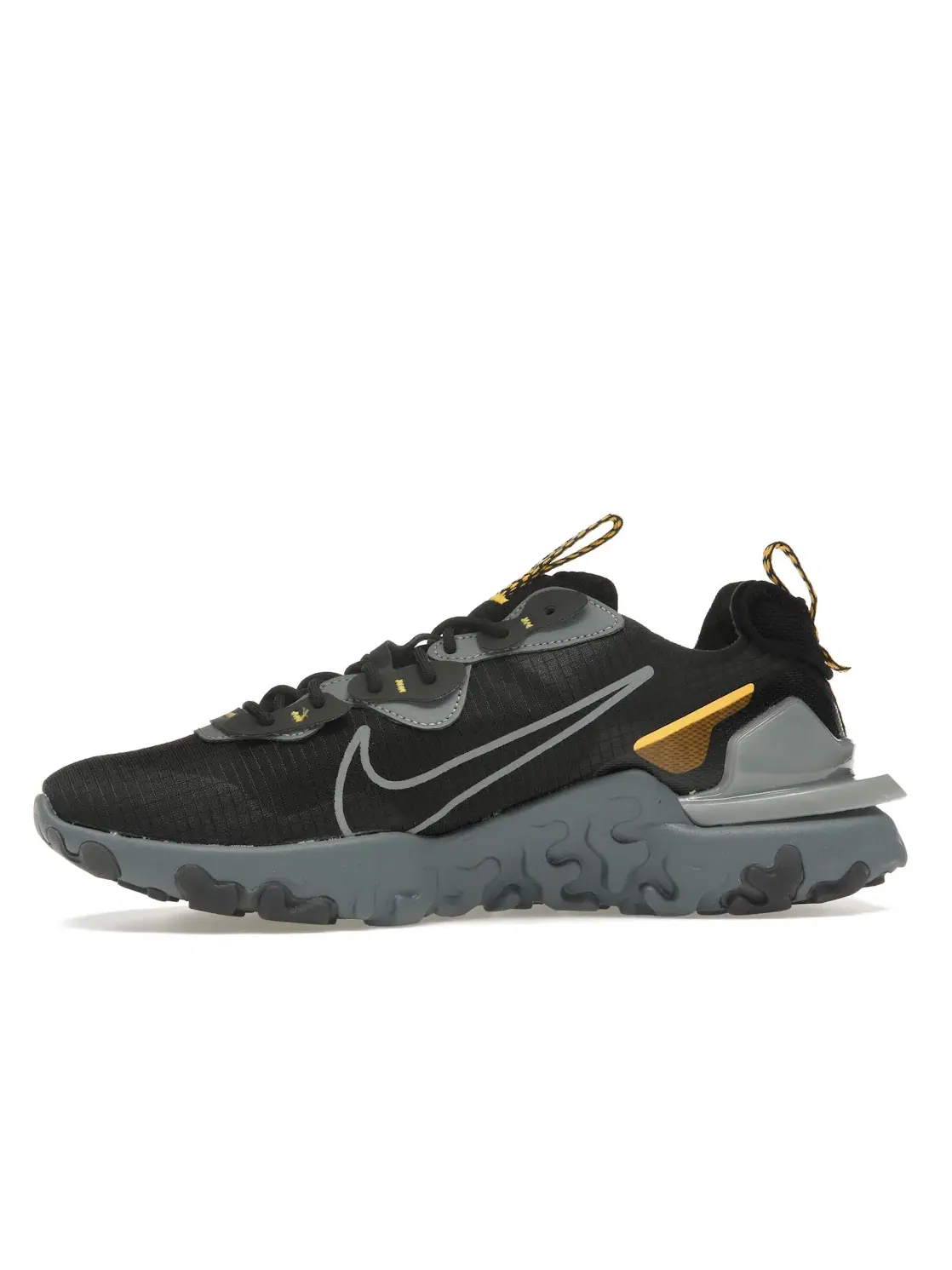Мужские кроссовки Lifestyle Nike React Vision — изображение 3 из 4, черный/оранжевый/серый