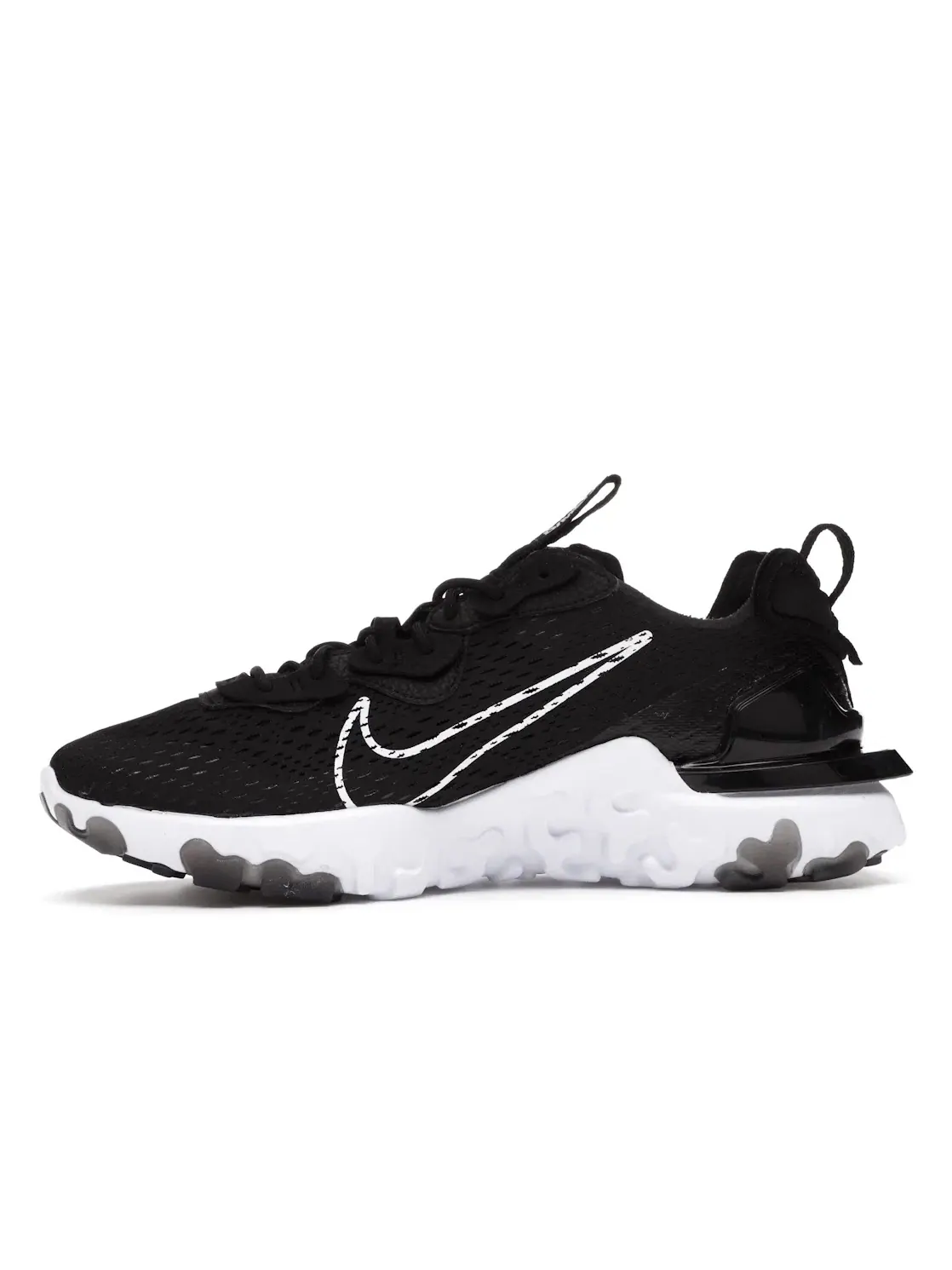 Мужские кроссовки с амортизацией Nike React Vision — изображение 3 из 4, черный/белый-черный