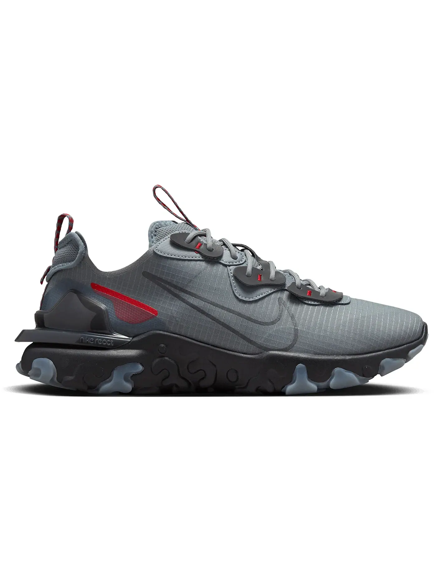 Мужские кроссовки Lifestyle Nike React Vision — изображение 1 из 1, серый/красный