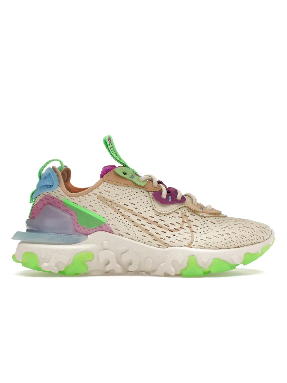 Женские кроссовки для повседневной носки Nike React Vision — изображение 1 из 4, бежевый