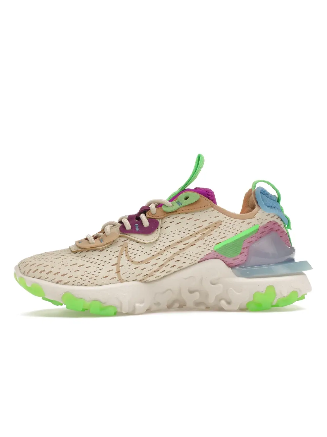 Женские кроссовки для повседневной носки Nike React Vision — изображение 3 из 4, бежевый