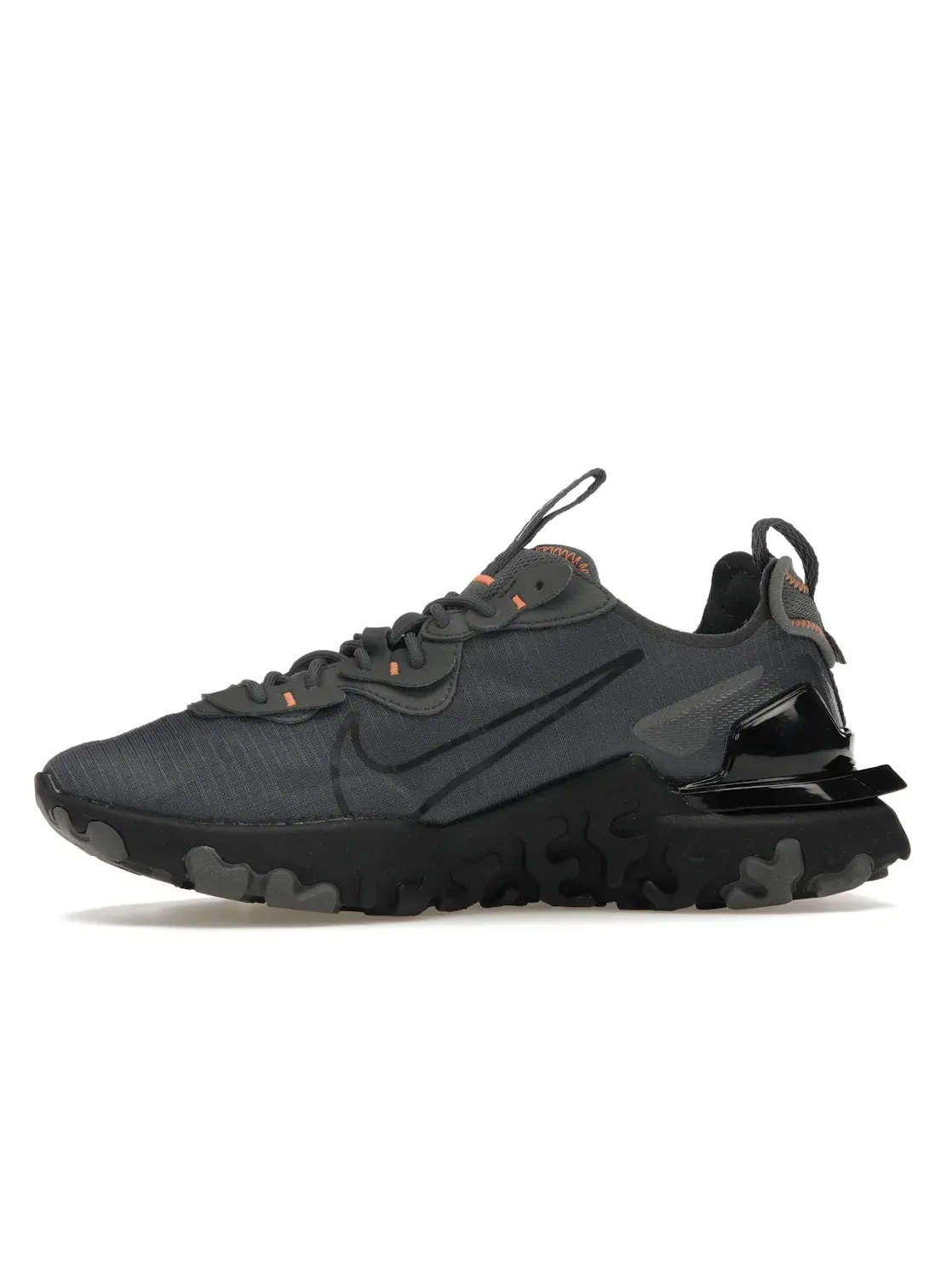 Мужские кроссовки Lifestyle Nike React Vision — изображение 3 из 4, серый/черный/оранжевый