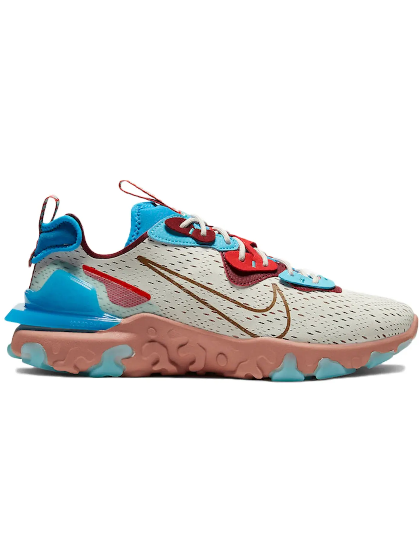 Мужские кроссовки Lifestyle Nike React Vision — изображение 1 из 1, светлый/-синий