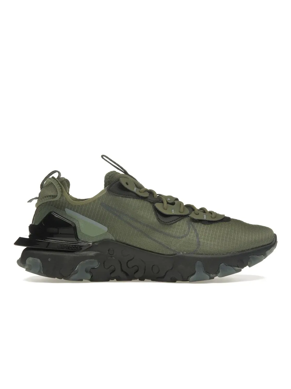 Мужские кроссовки Lifestyle Nike React Vision — изображение 1 из 4, оливковый серый черный