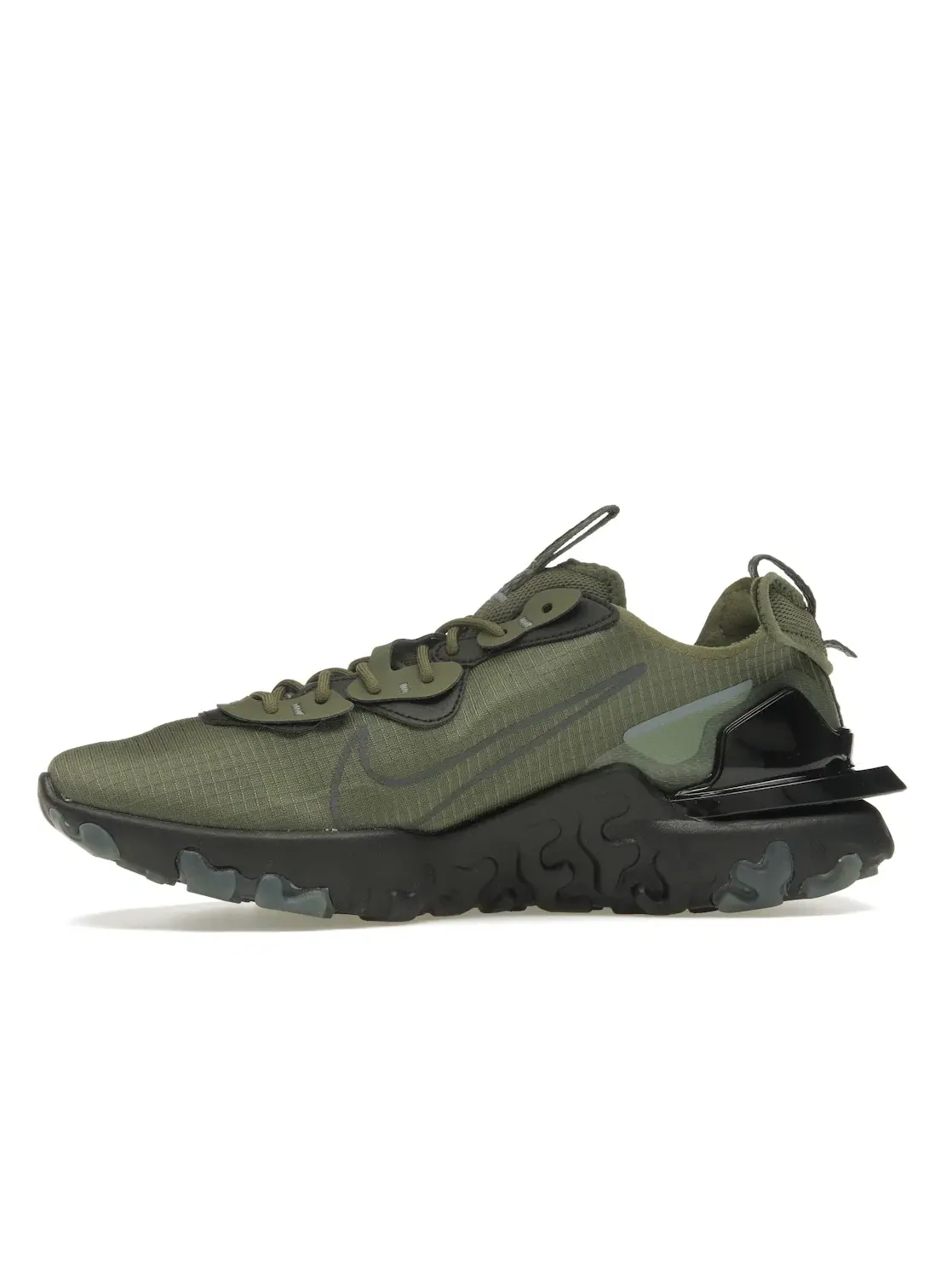 Мужские кроссовки Lifestyle Nike React Vision — изображение 3 из 4, оливковый серый черный
