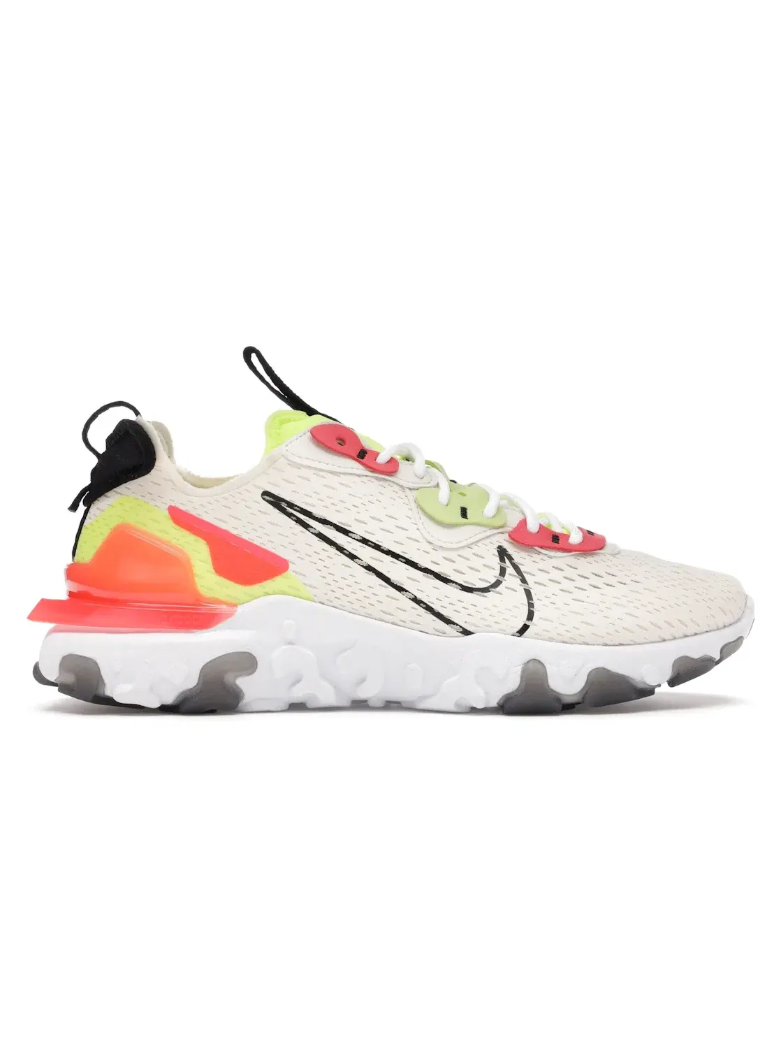 Женские кроссовки Lifestyle Nike React Vision — изображение 1 из 4, белый/черный-оранжевый