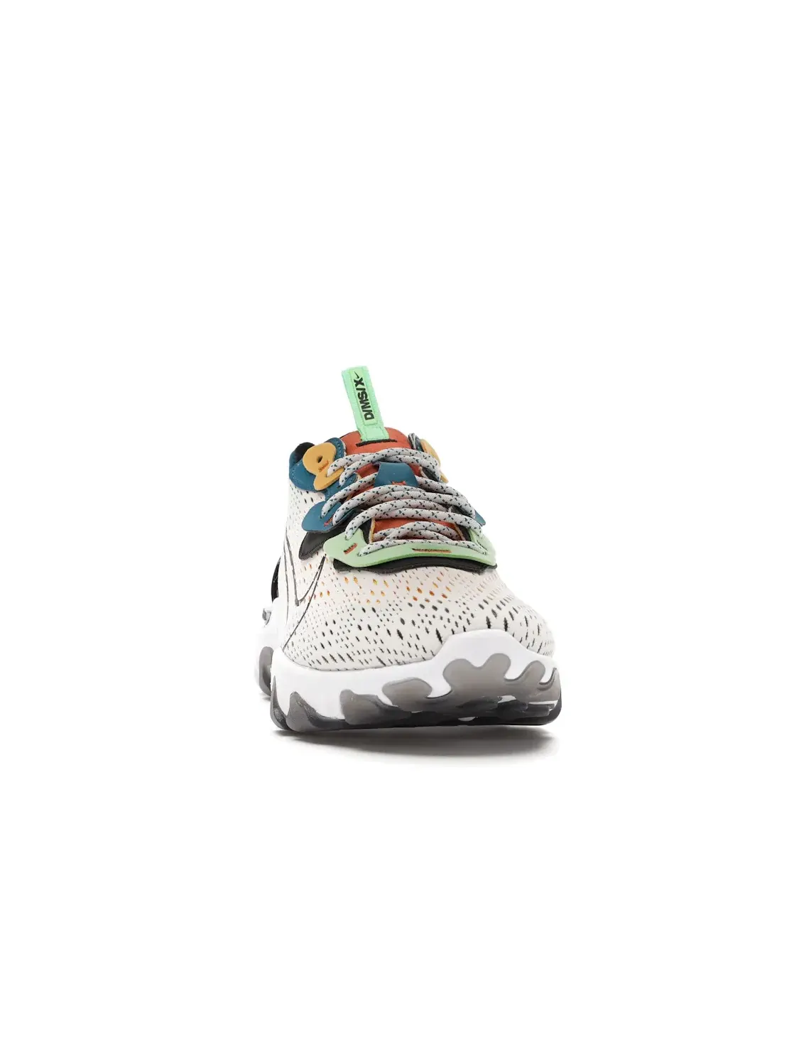 Мужские кроссовки дышащие Nike React Vision Nike — изображение 2 из 4, зеленый-оранжевый-черный