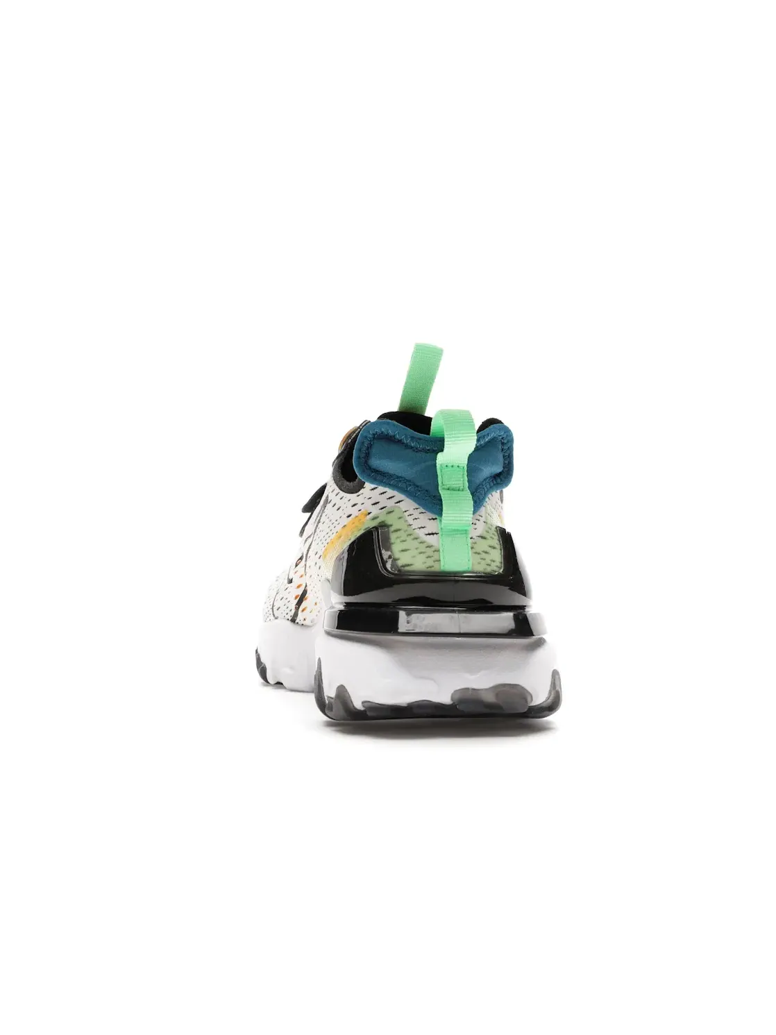Мужские кроссовки дышащие Nike React Vision Nike — изображение 4 из 4, зеленый-оранжевый-черный