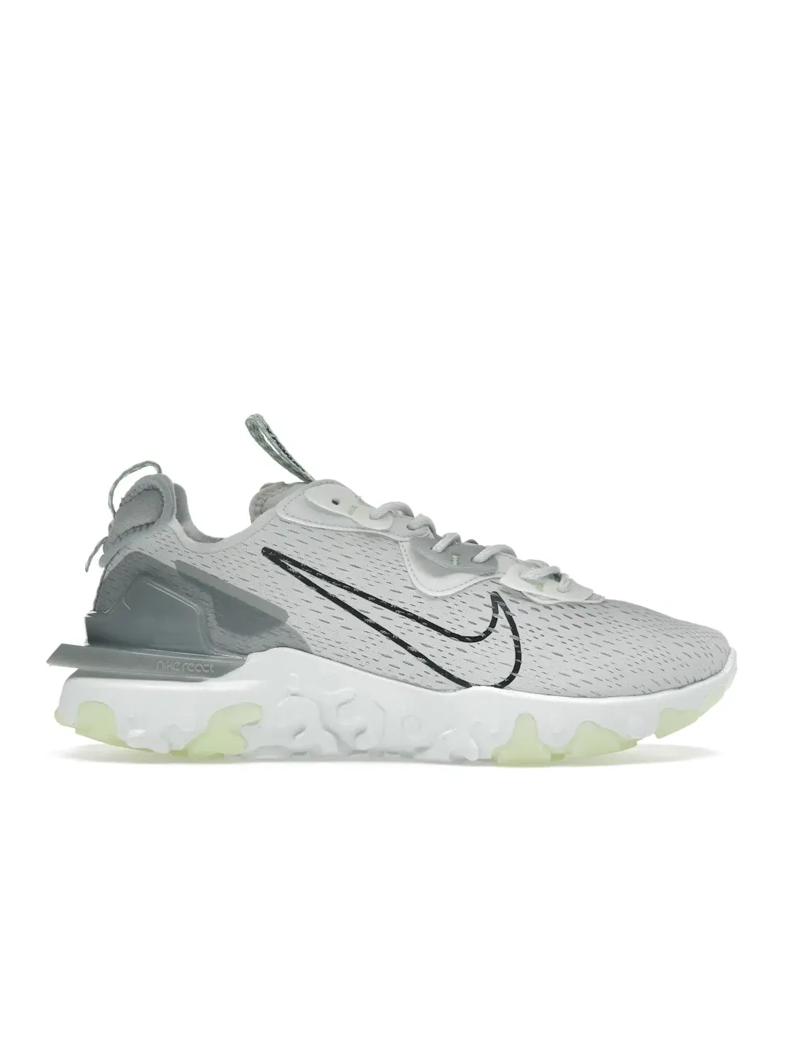 Мужские кроссовки Lifestyle Nike React Vision — изображение 1 из 4, белый/черный