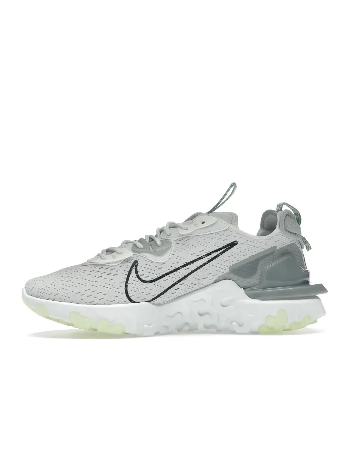 Мужские кроссовки Lifestyle Nike React Vision — изображение 3 из 4, белый/черный